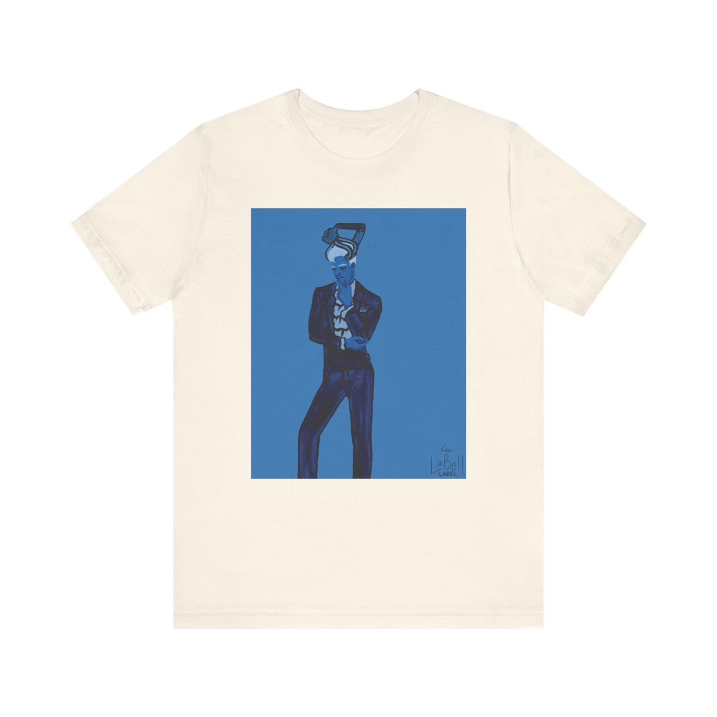 "The MODels" - Prussian Blue Male MODel - Unisex Jersey Short Sleeve Tee