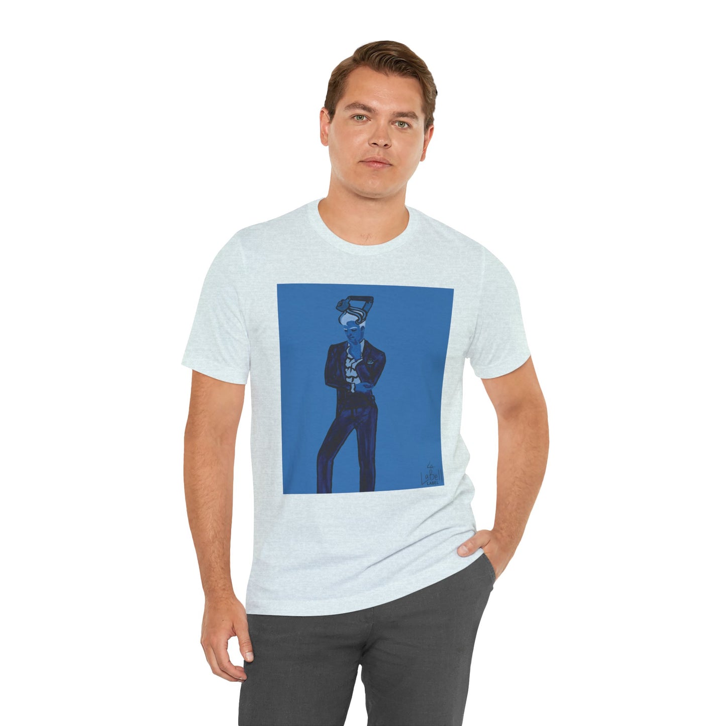 "The MODels" - Prussian Blue Male MODel - Unisex Jersey Short Sleeve Tee