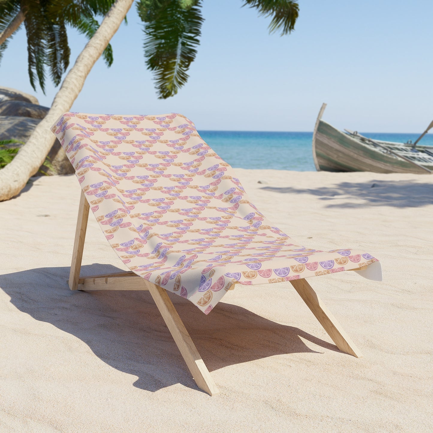 Summer Citrus Beach Towel