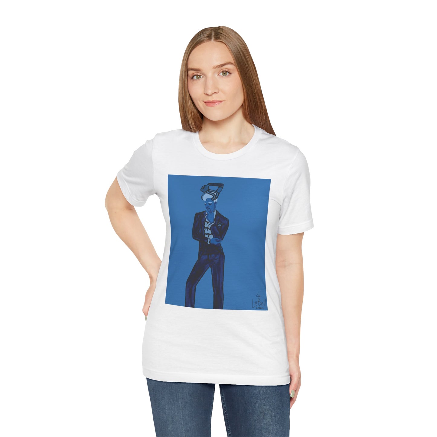 "The MODels" - Prussian Blue Male MODel - Unisex Jersey Short Sleeve Tee