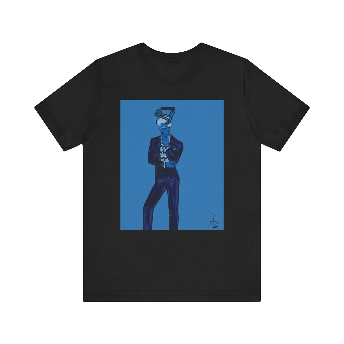"The MODels" - Prussian Blue Male MODel - Unisex Jersey Short Sleeve Tee