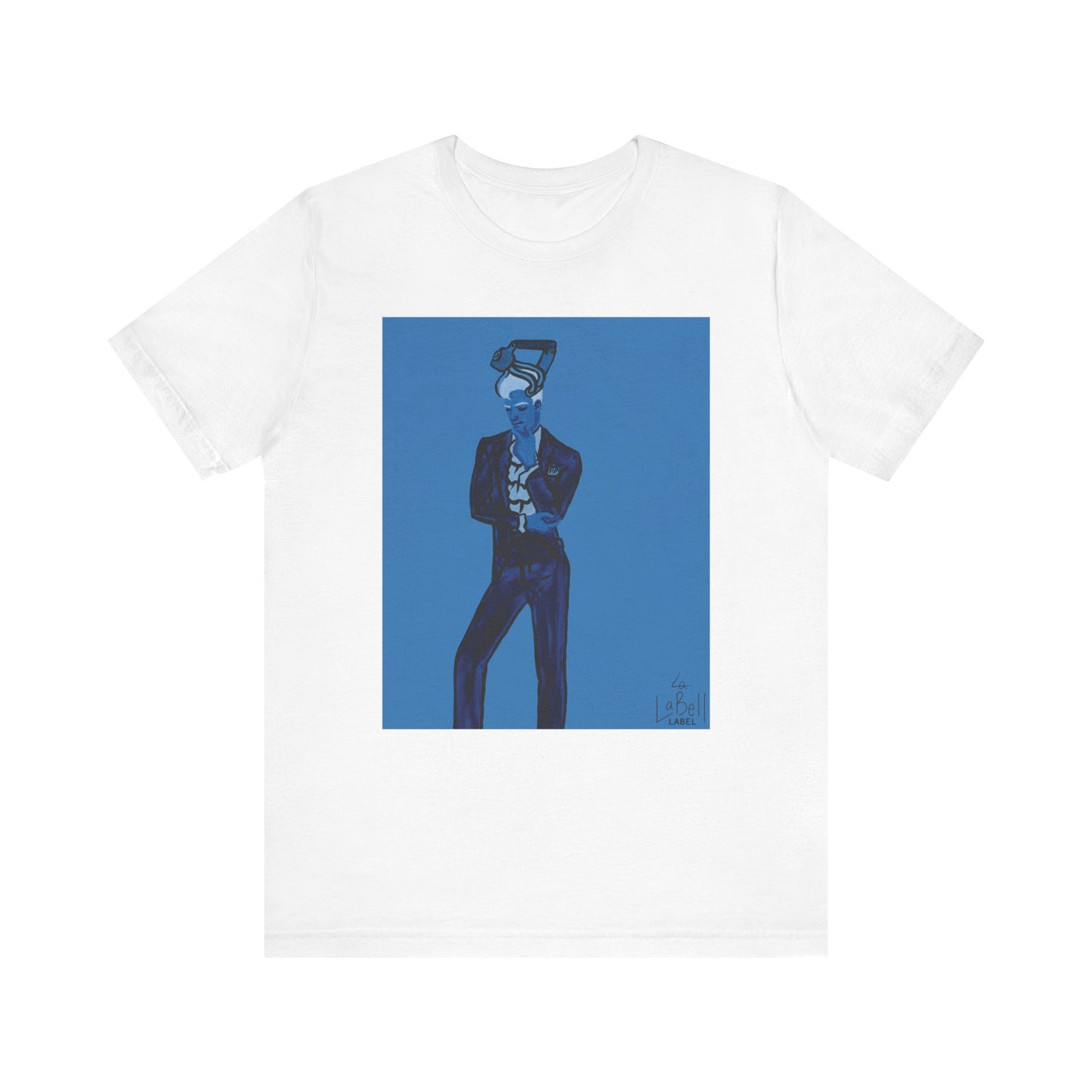 "The MODels" - Prussian Blue Male MODel - Unisex Jersey Short Sleeve Tee