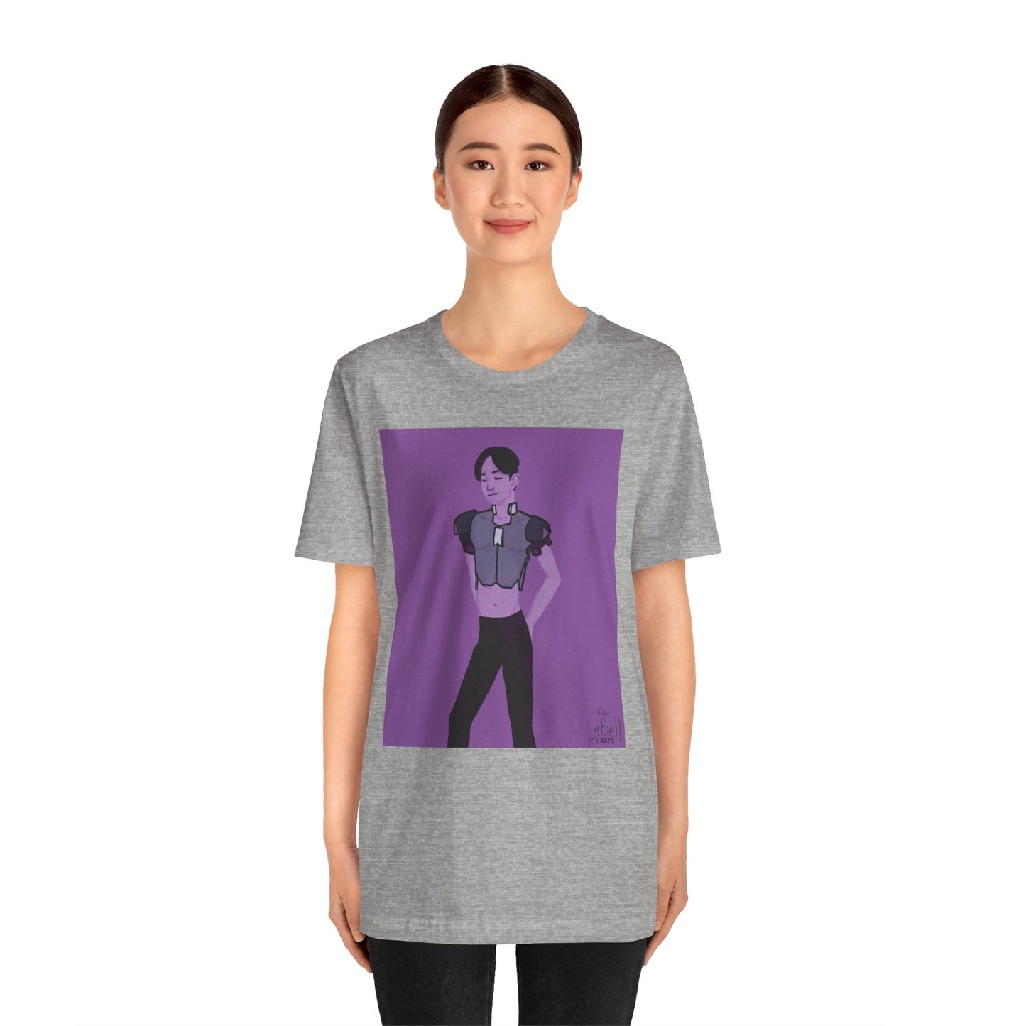 "The MODels" - Permanent Violet Dark Male MODel - Unisex Jersey Short Sleeve Tee
