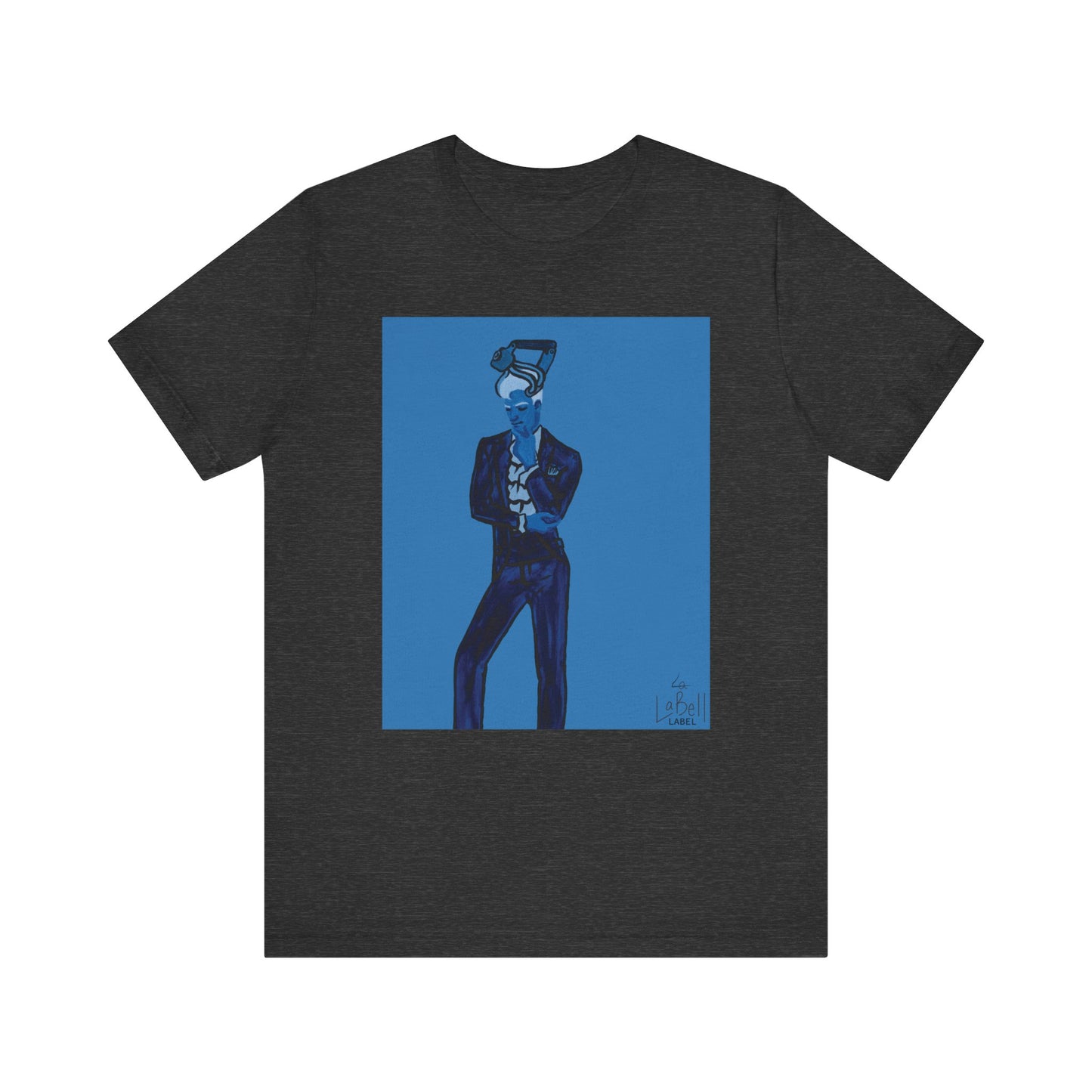 "The MODels" - Prussian Blue Male MODel - Unisex Jersey Short Sleeve Tee