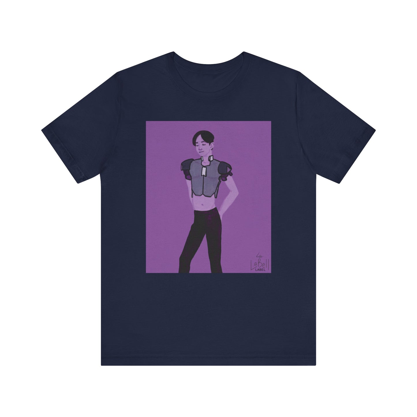 "The MODels" - Permanent Violet Dark Male MODel - Unisex Jersey Short Sleeve Tee