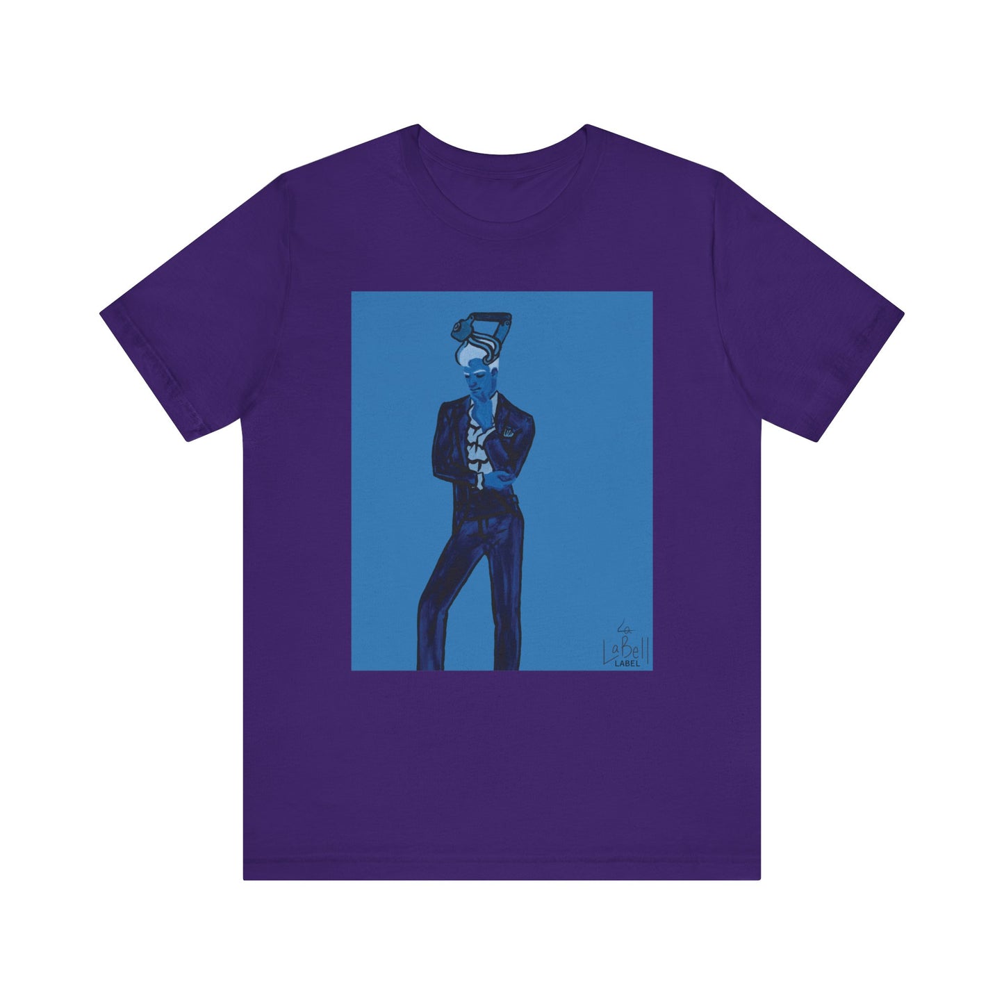 "The MODels" - Prussian Blue Male MODel - Unisex Jersey Short Sleeve Tee