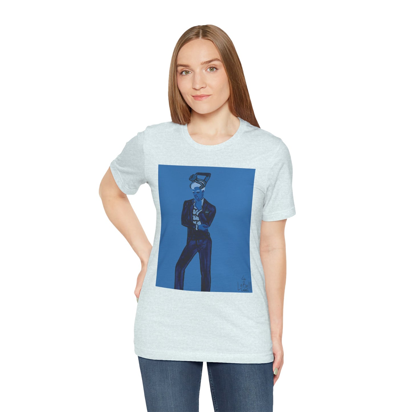 "The MODels" - Prussian Blue Male MODel - Unisex Jersey Short Sleeve Tee