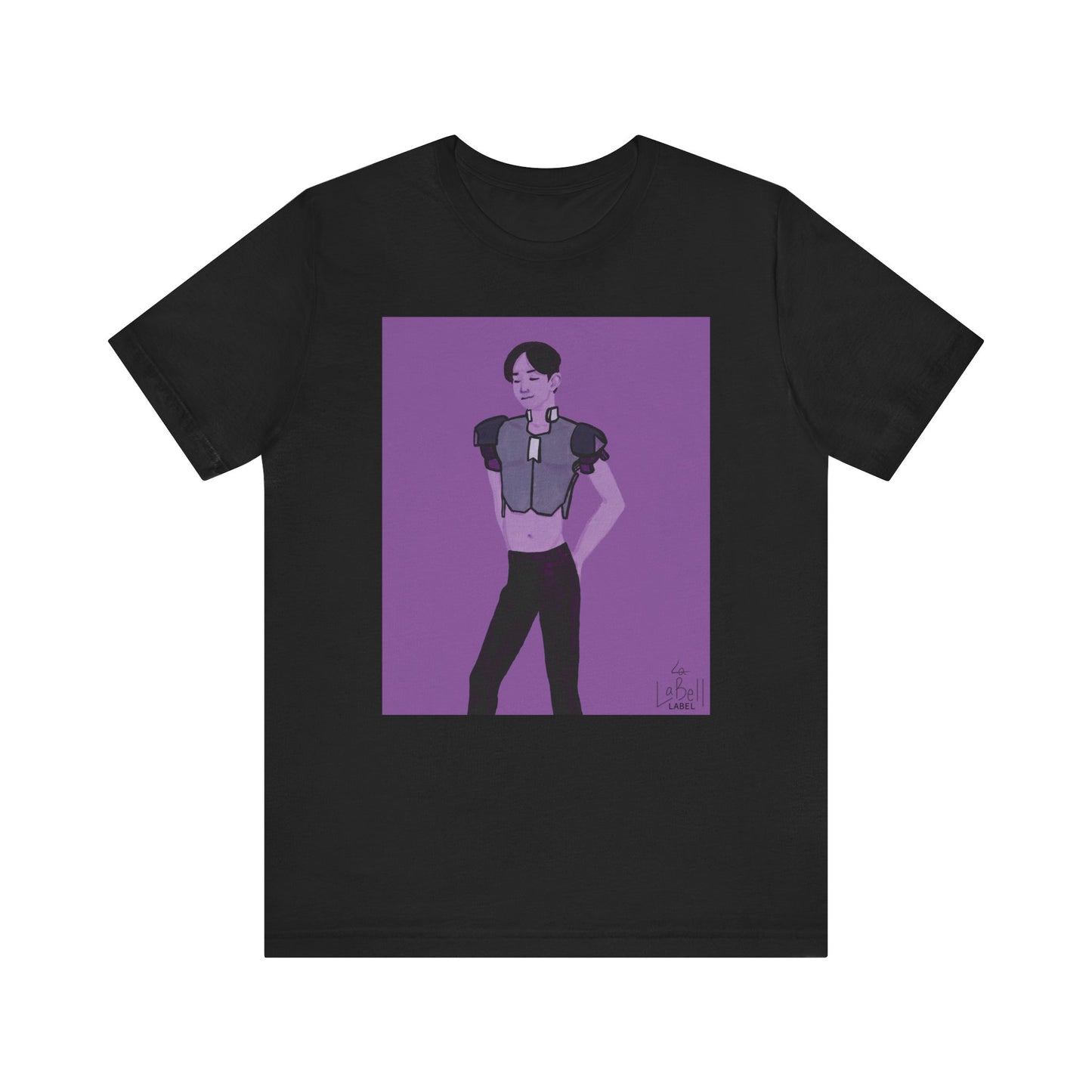 "The MODels" - Permanent Violet Dark Male MODel - Unisex Jersey Short Sleeve Tee
