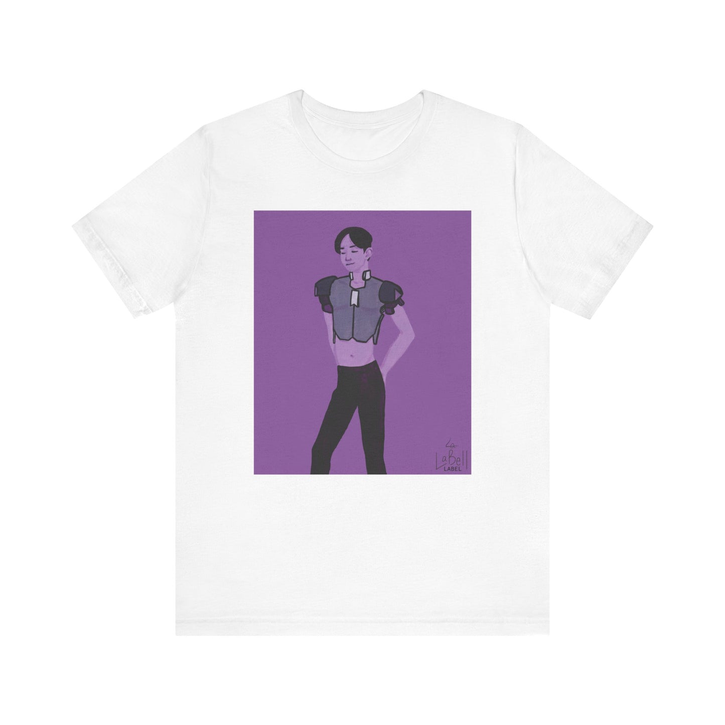 "The MODels" - Permanent Violet Dark Male MODel - Unisex Jersey Short Sleeve Tee
