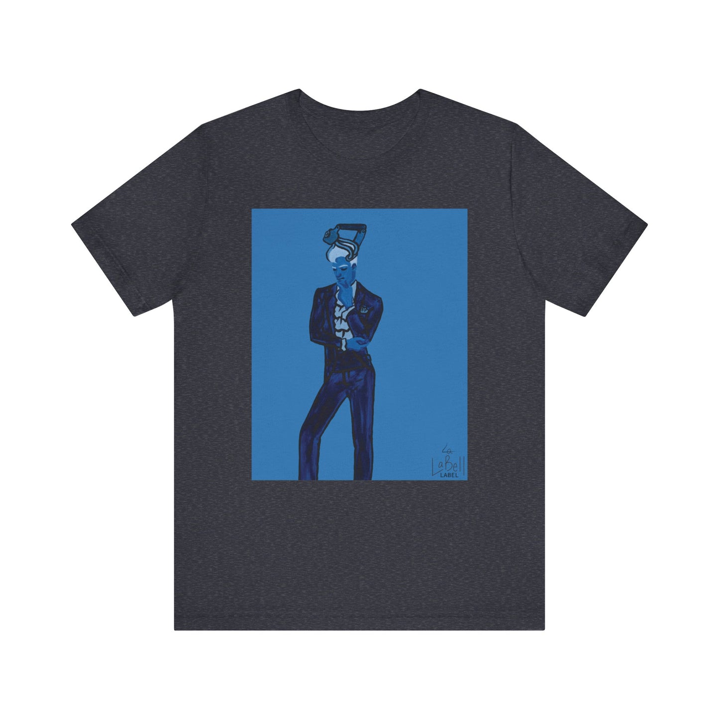 "The MODels" - Prussian Blue Male MODel - Unisex Jersey Short Sleeve Tee