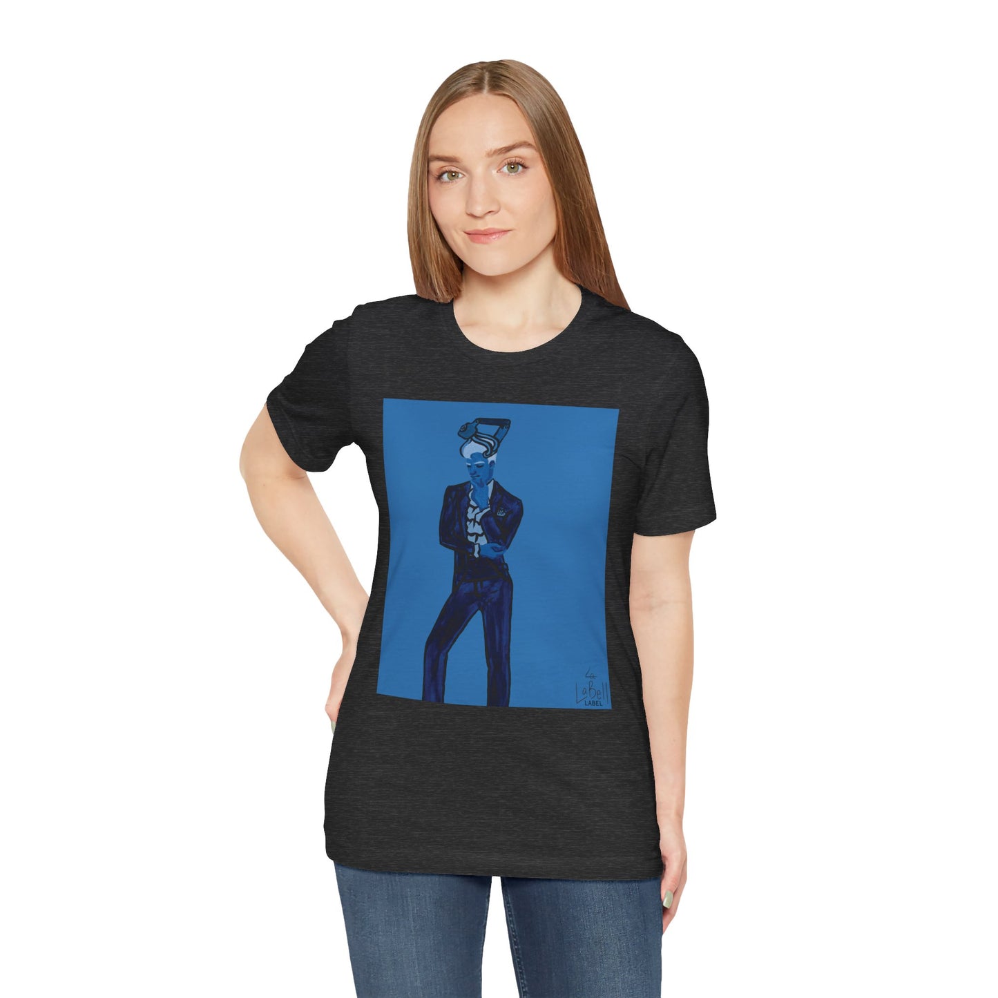 "The MODels" - Prussian Blue Male MODel - Unisex Jersey Short Sleeve Tee