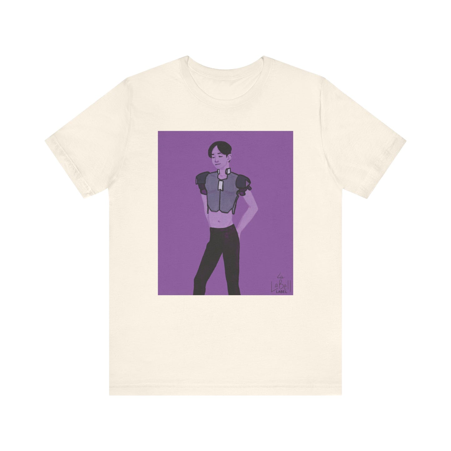 "The MODels" - Permanent Violet Dark Male MODel - Unisex Jersey Short Sleeve Tee