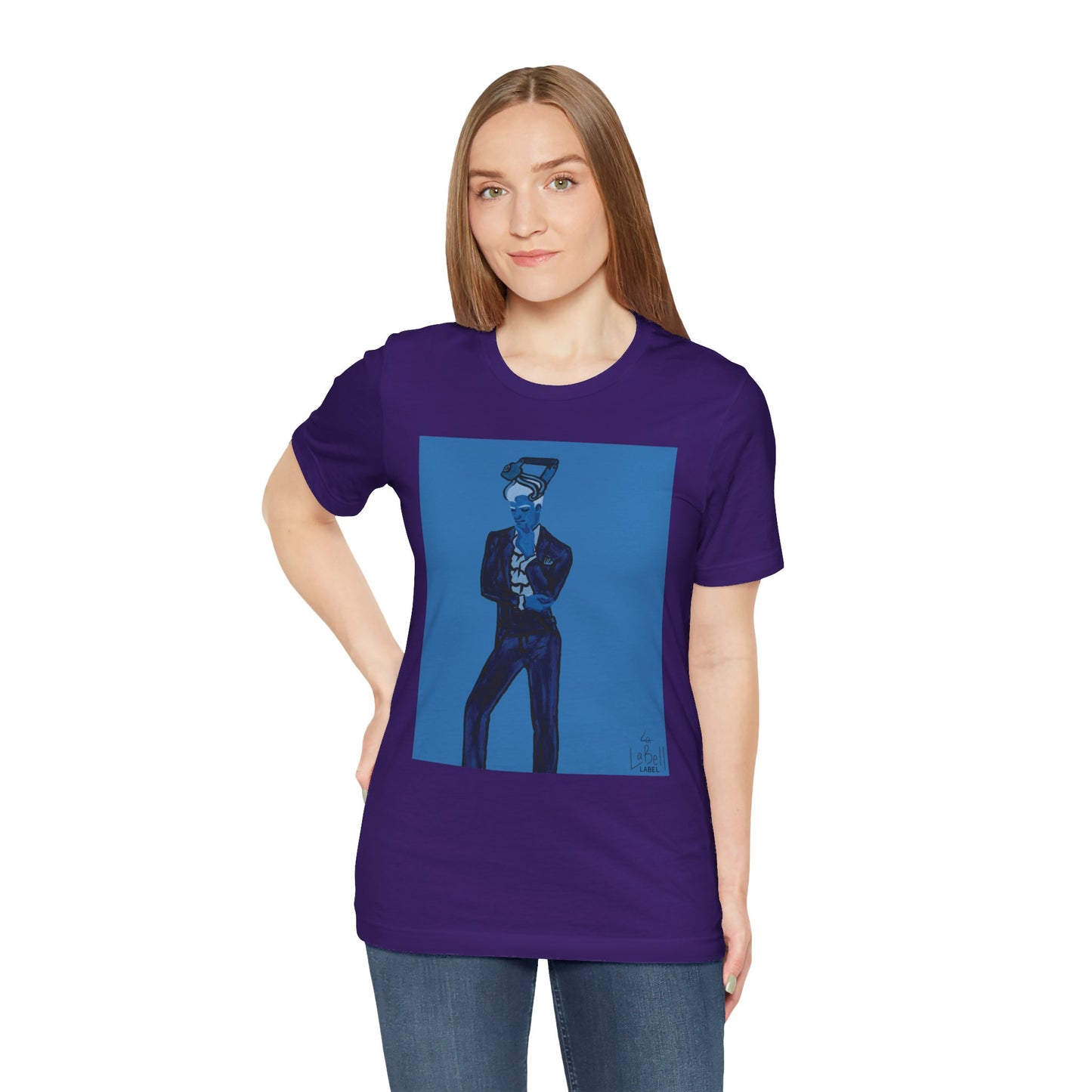 "The MODels" - Prussian Blue Male MODel - Unisex Jersey Short Sleeve Tee