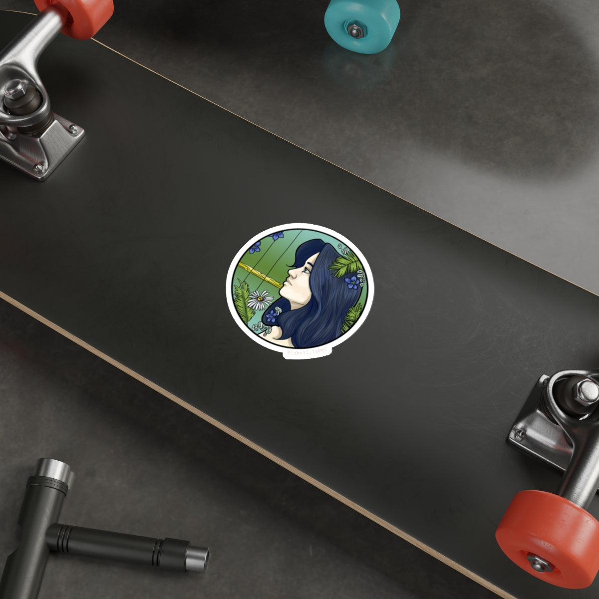 "Cloris" - Die-Cut Stickers