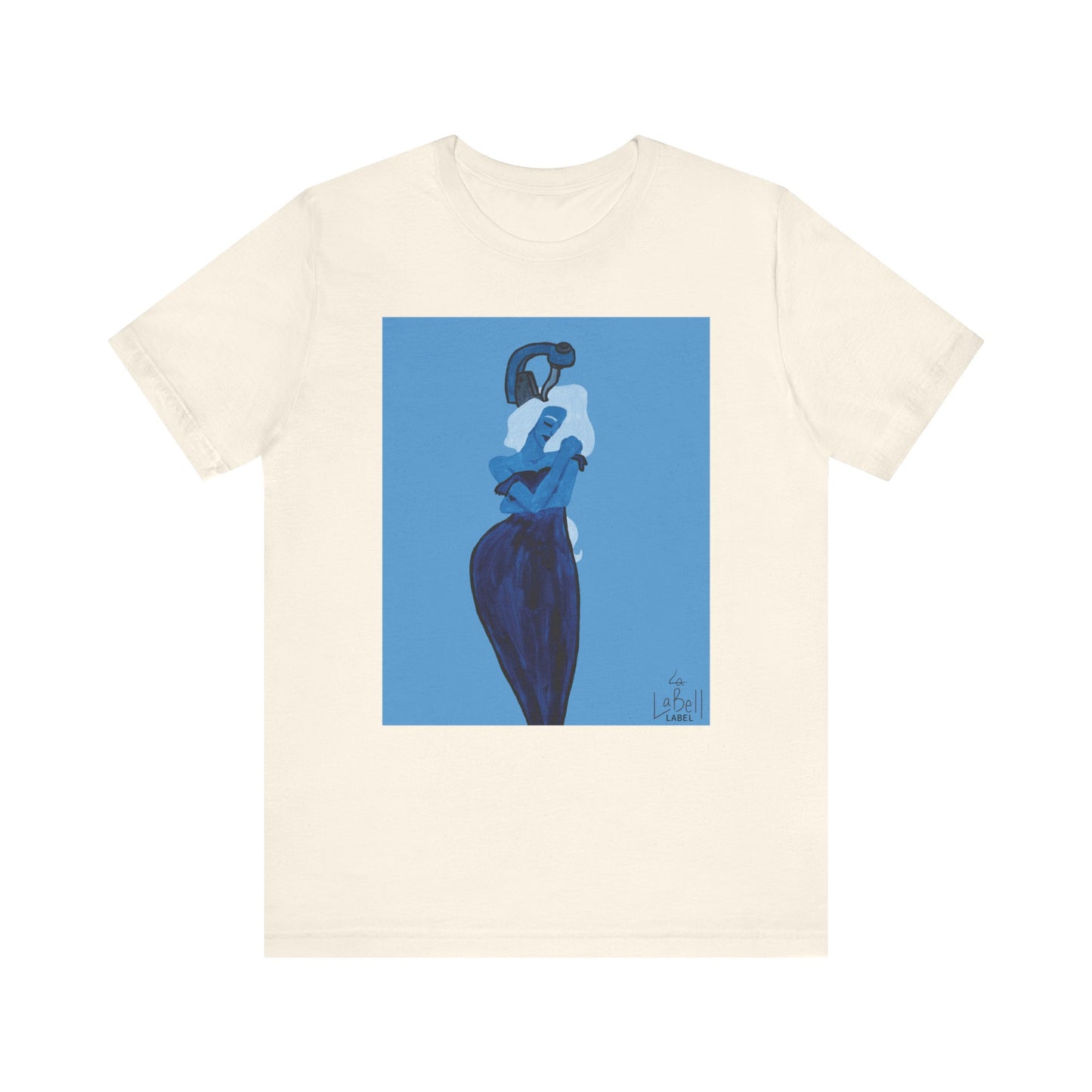"The MODels" - Prussian Blue Female MODel - Unisex Jersey Short Sleeve Tee
