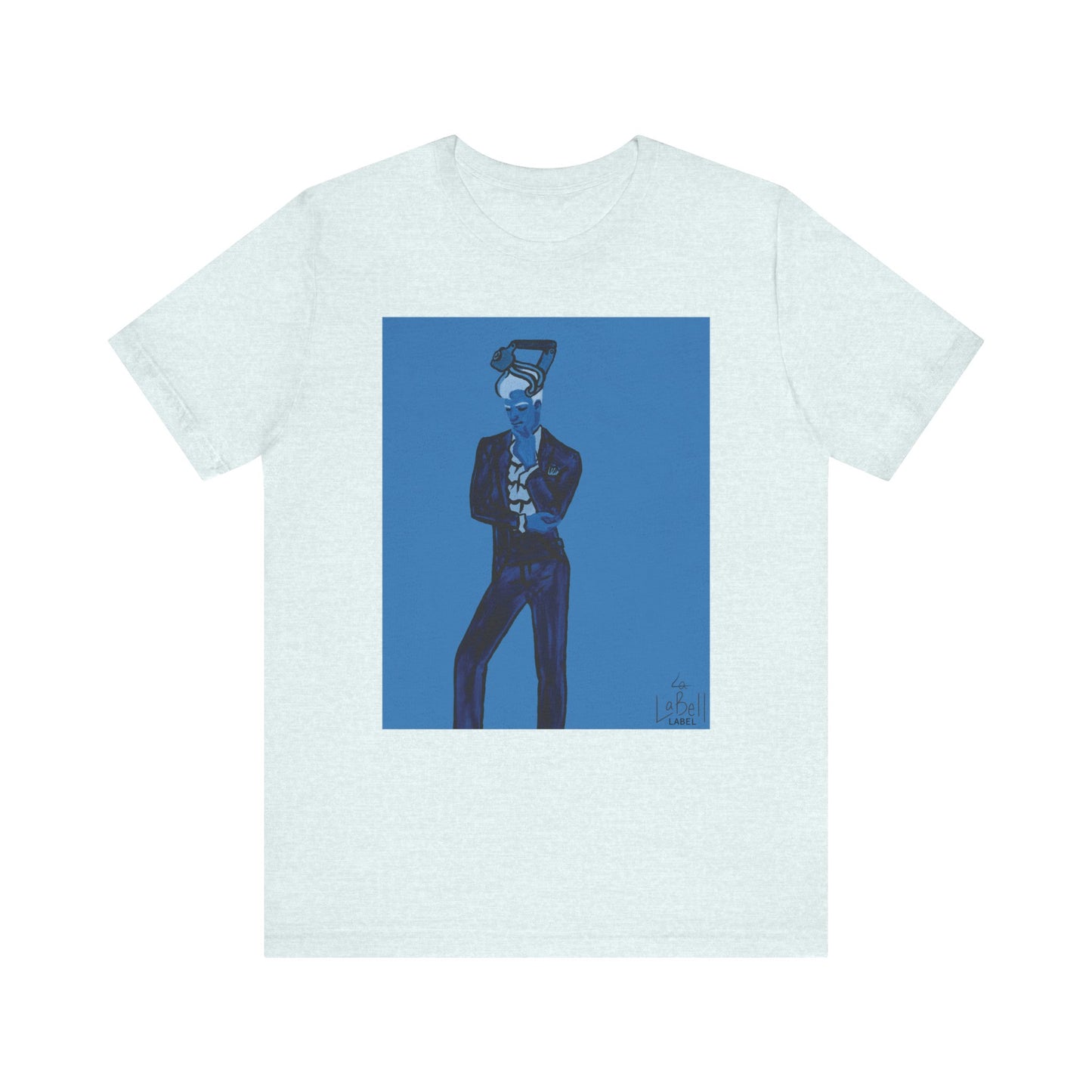 "The MODels" - Prussian Blue Male MODel - Unisex Jersey Short Sleeve Tee