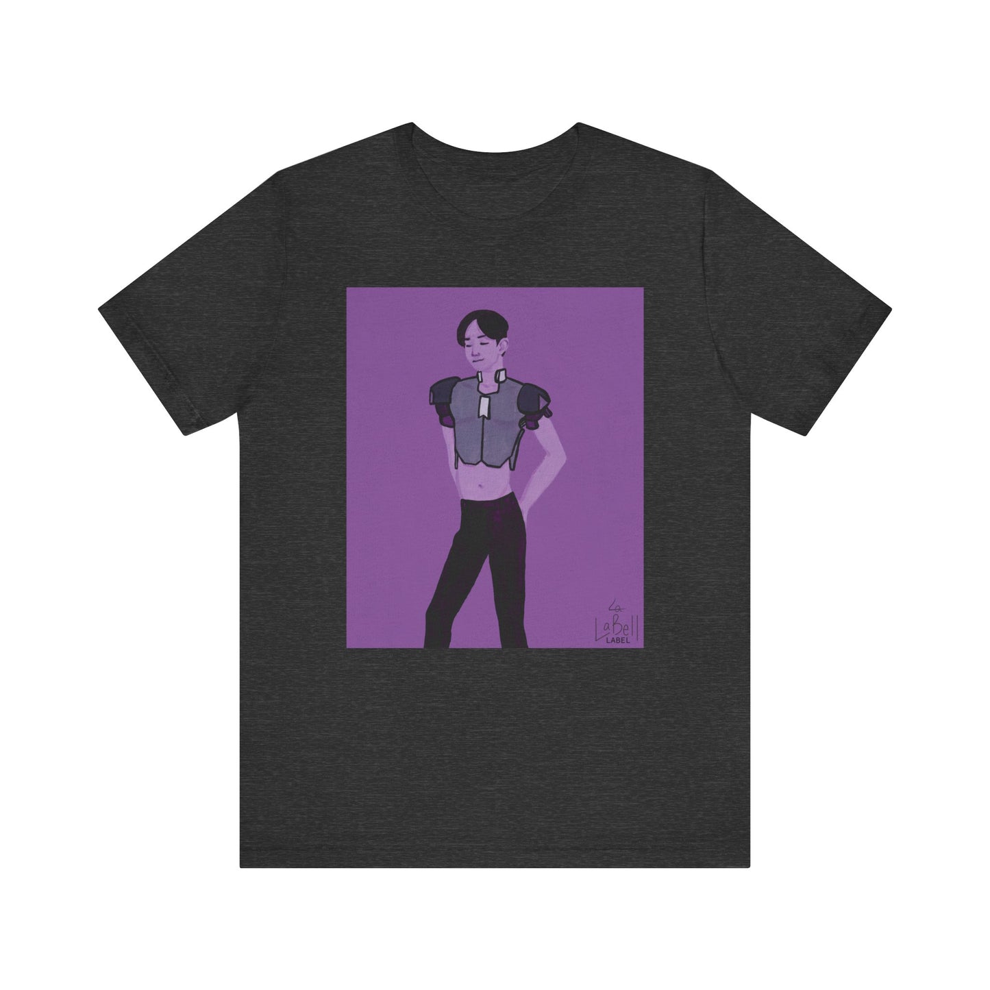 "The MODels" - Permanent Violet Dark Male MODel - Unisex Jersey Short Sleeve Tee