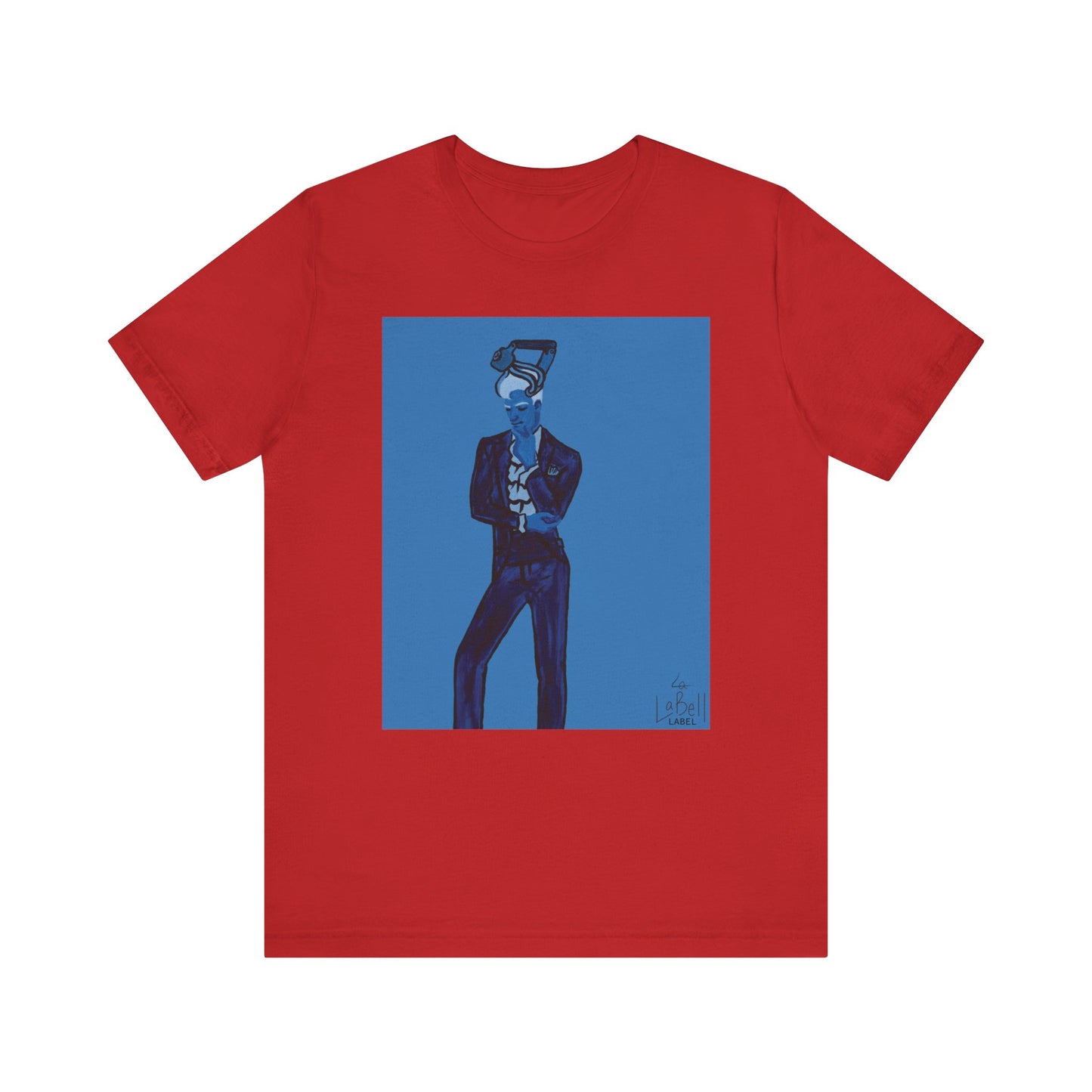 "The MODels" - Prussian Blue Male MODel - Unisex Jersey Short Sleeve Tee