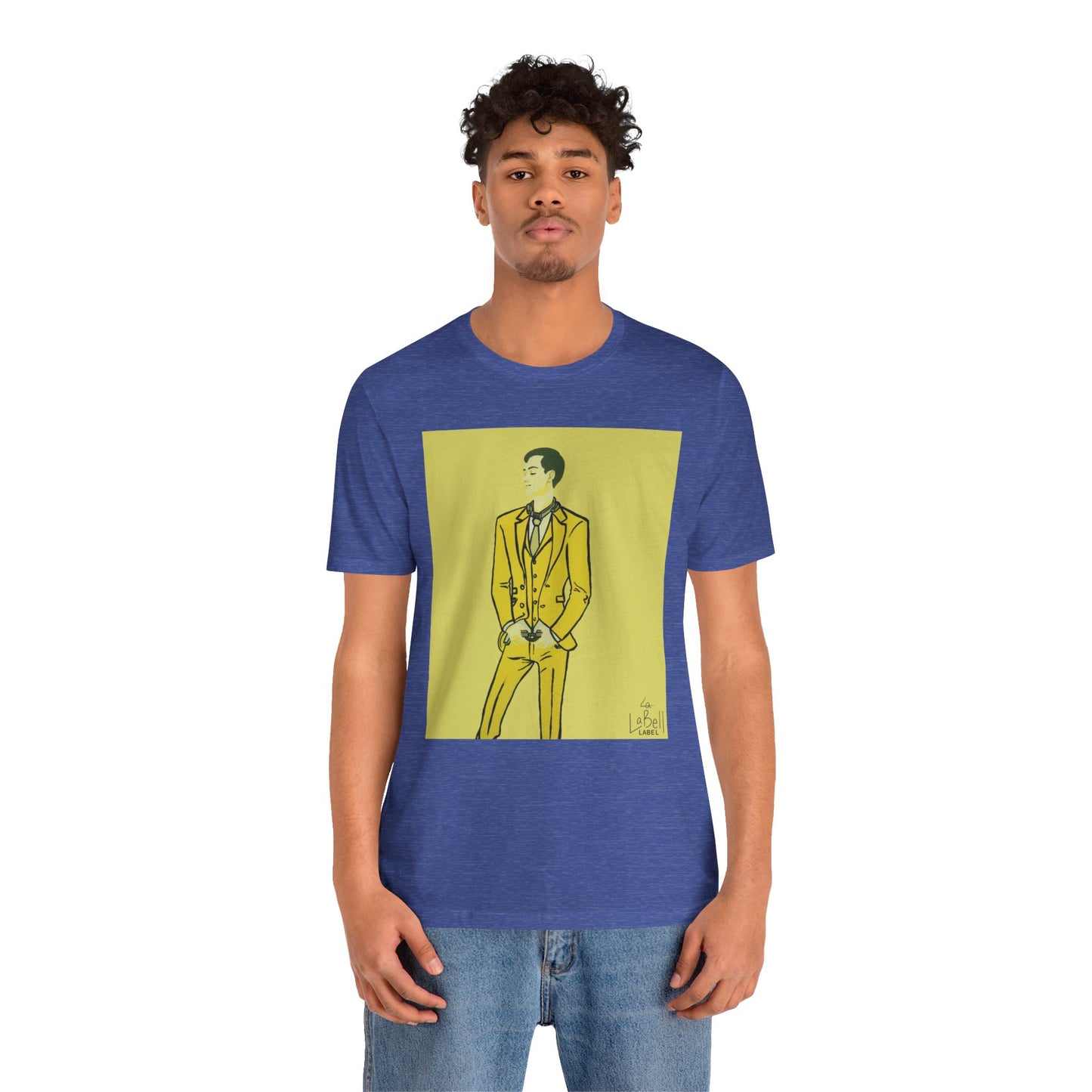 "The MODels" - C.P. Cadmium Yellow Male MODel - Unisex Jersey Short Sleeve Tee