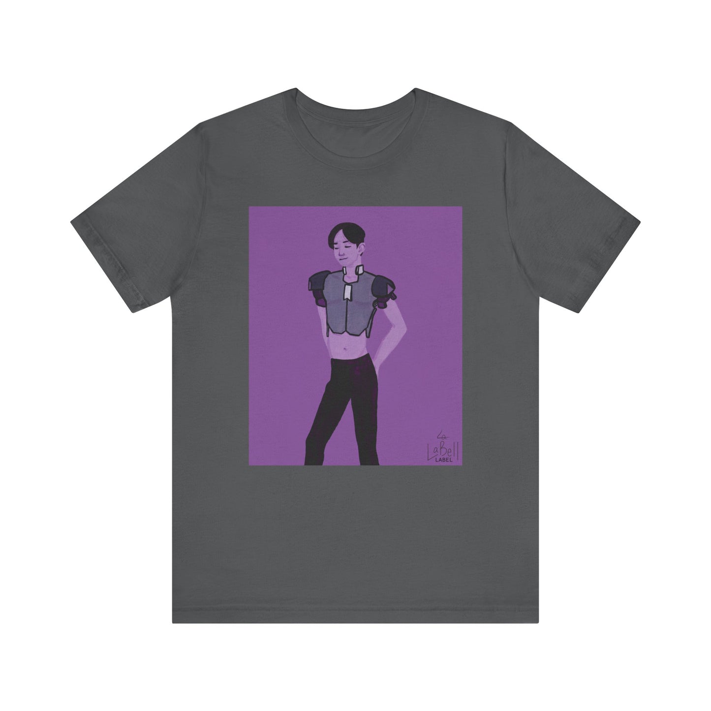 "The MODels" - Permanent Violet Dark Male MODel - Unisex Jersey Short Sleeve Tee