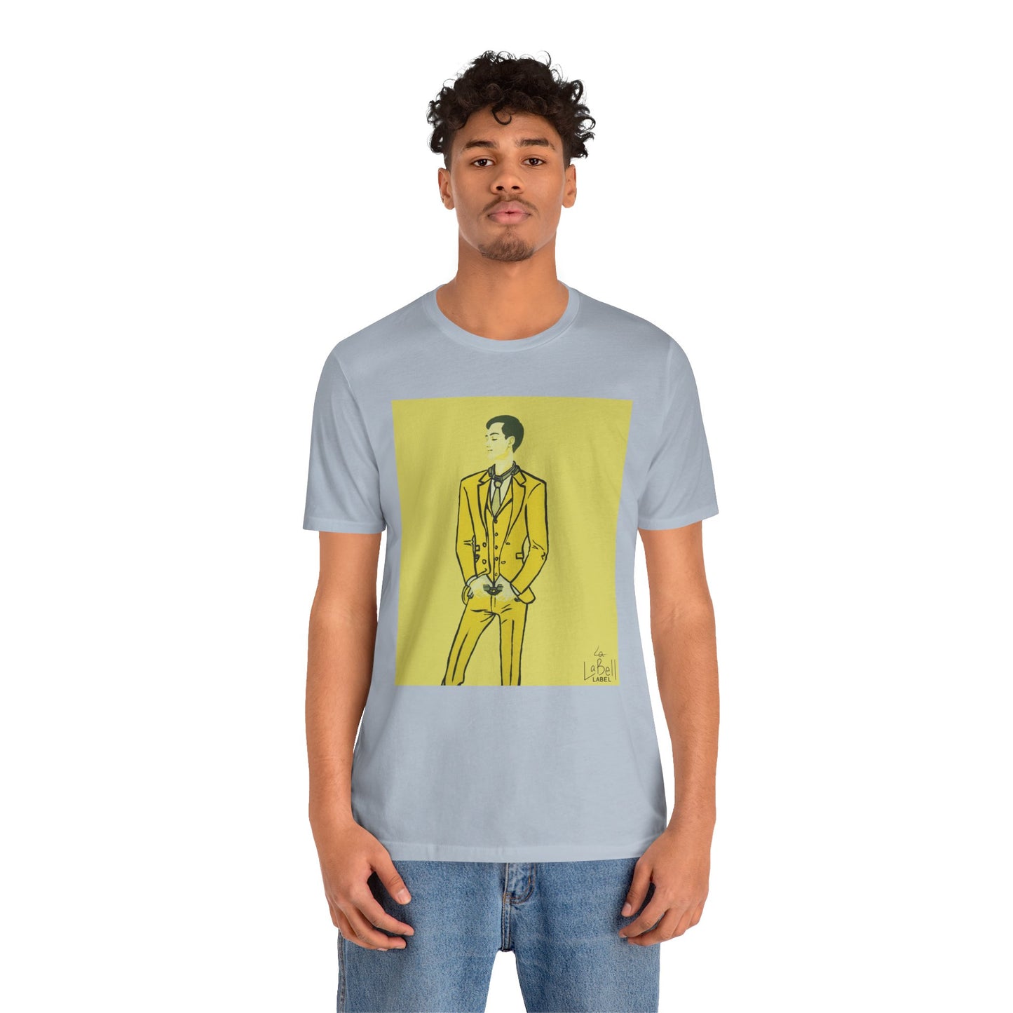 "The MODels" - C.P. Cadmium Yellow Male MODel - Unisex Jersey Short Sleeve Tee