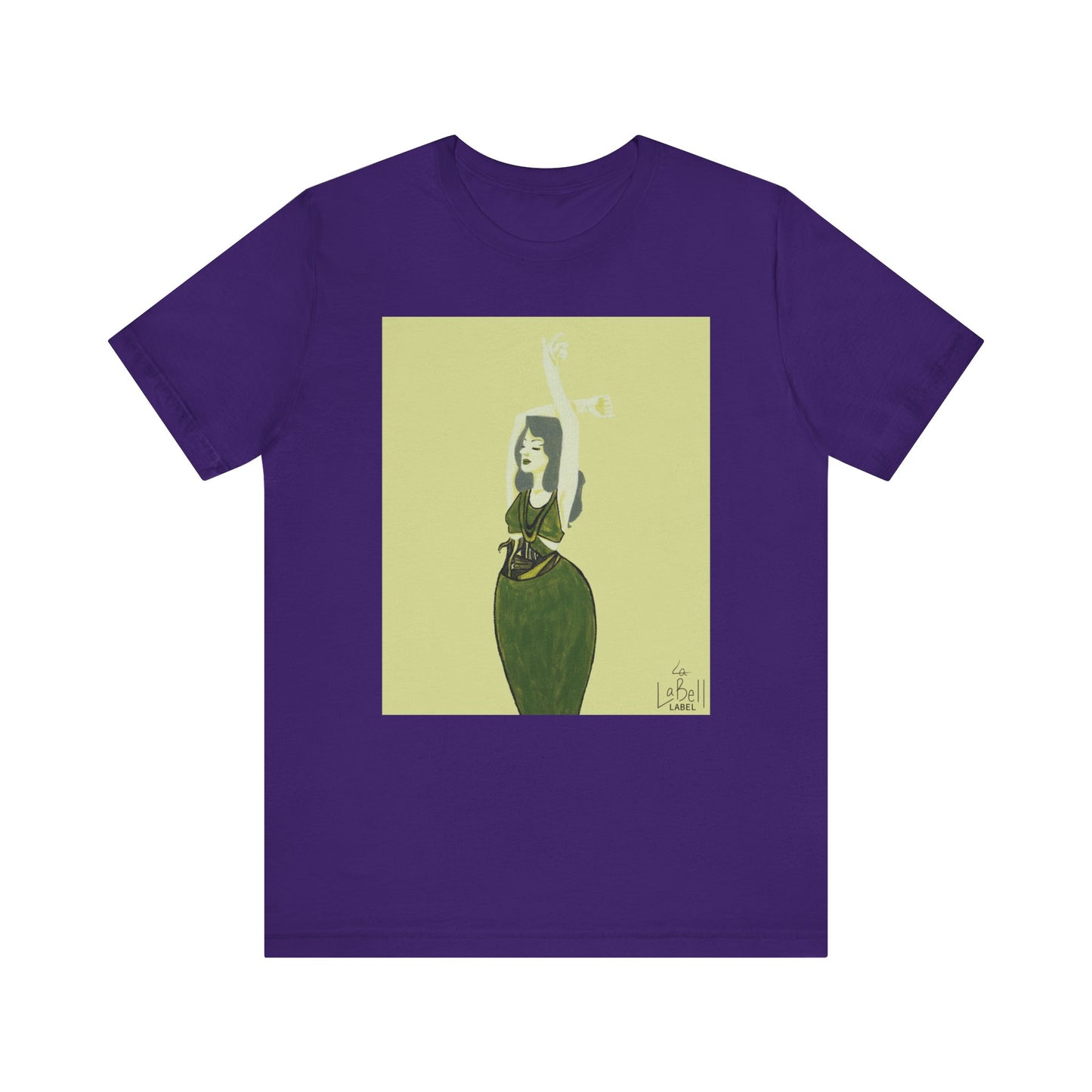 "The MODels" - Green Gold Female MODel - Unisex Jersey Short Sleeve Tee