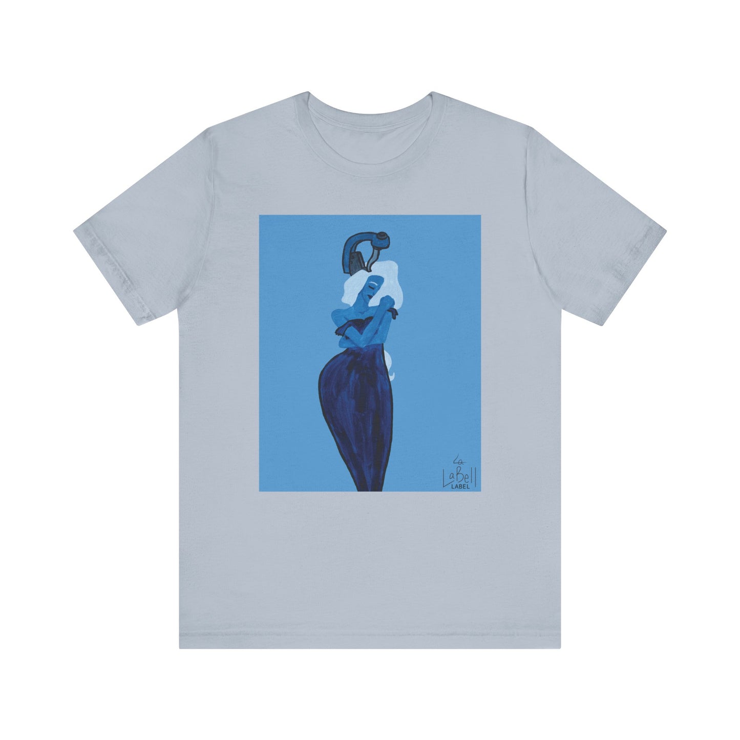 "The MODels" - Prussian Blue Female MODel - Unisex Jersey Short Sleeve Tee