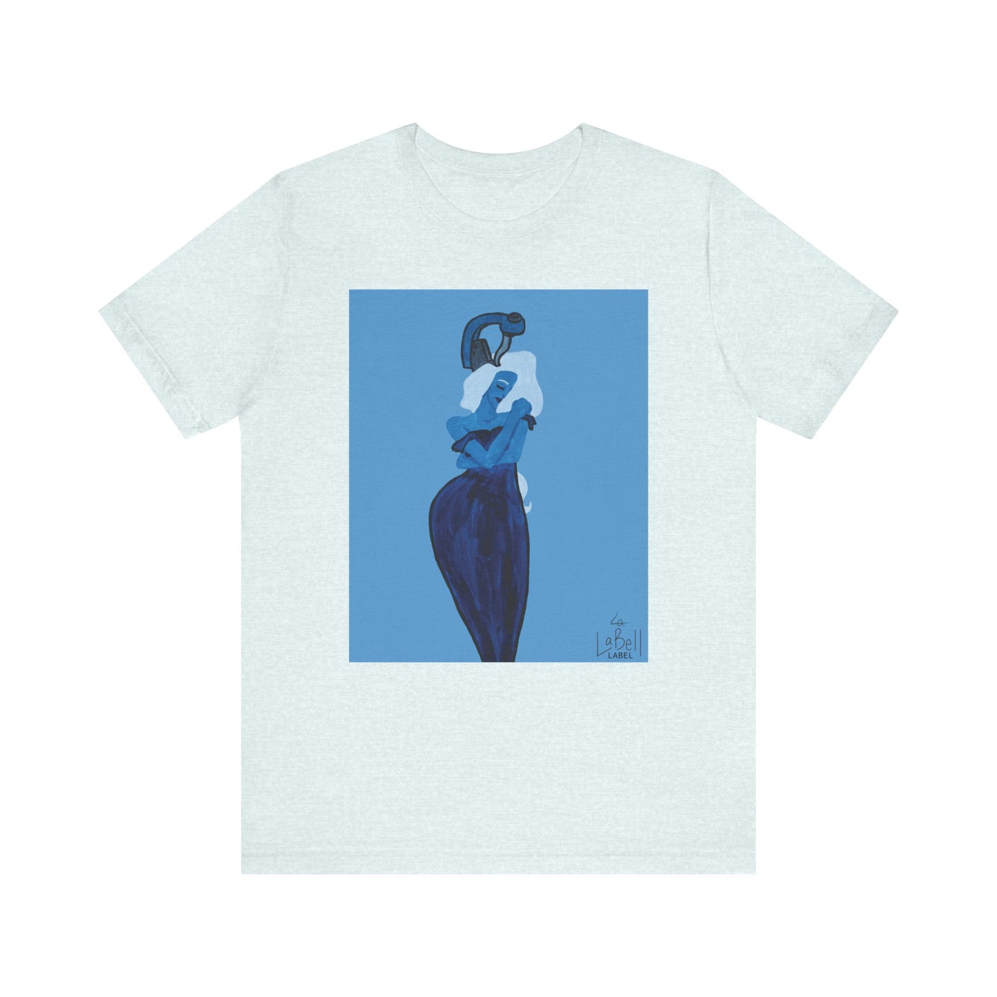 "The MODels" - Prussian Blue Female MODel - Unisex Jersey Short Sleeve Tee