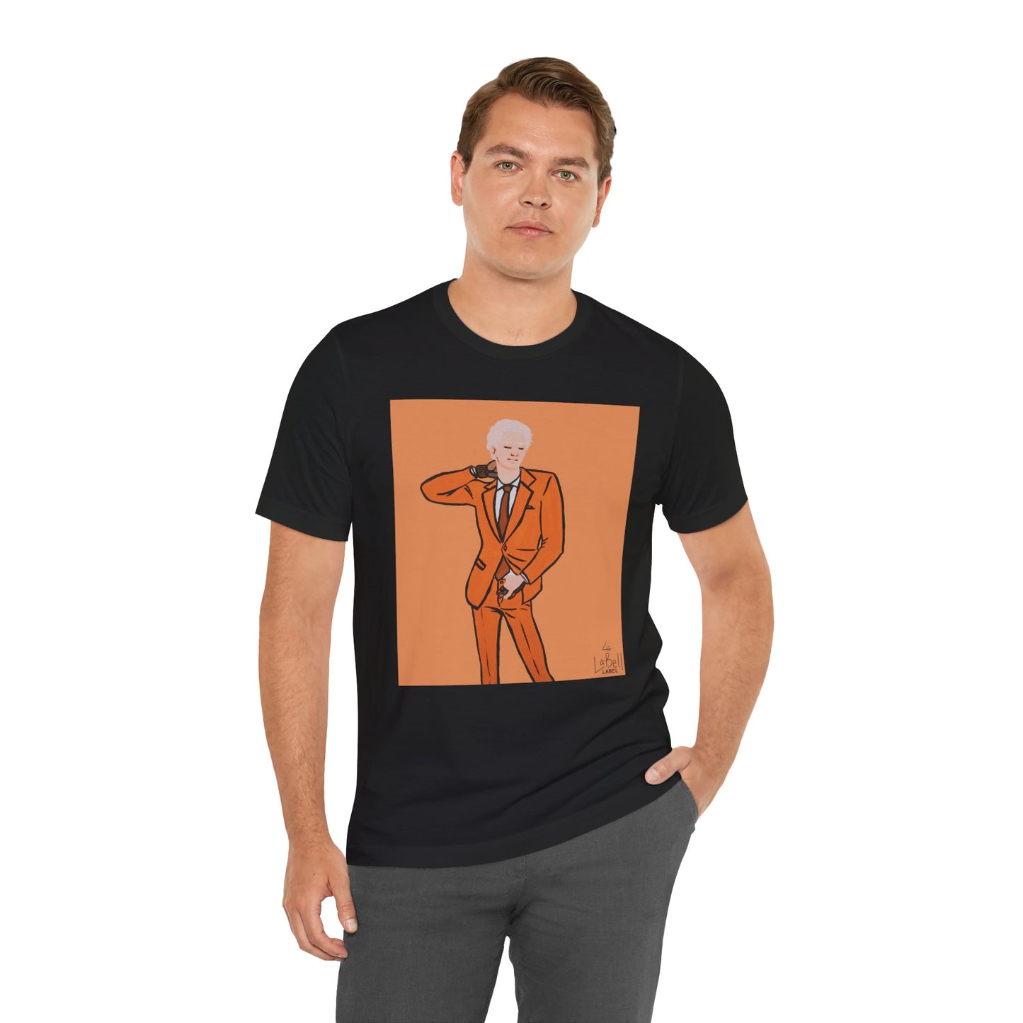 "The MODels" - C.P. Cadmium Orange Male MODel - Unisex Jersey Short Sleeve Tee