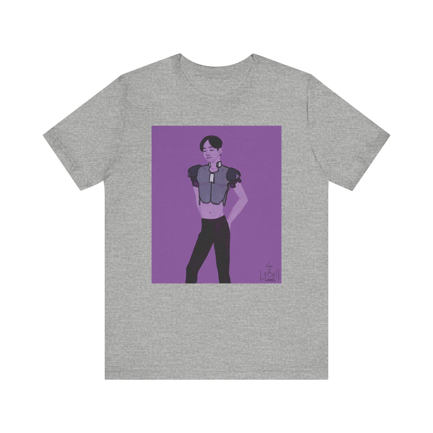 "The MODels" - Permanent Violet Dark Male MODel - Unisex Jersey Short Sleeve Tee