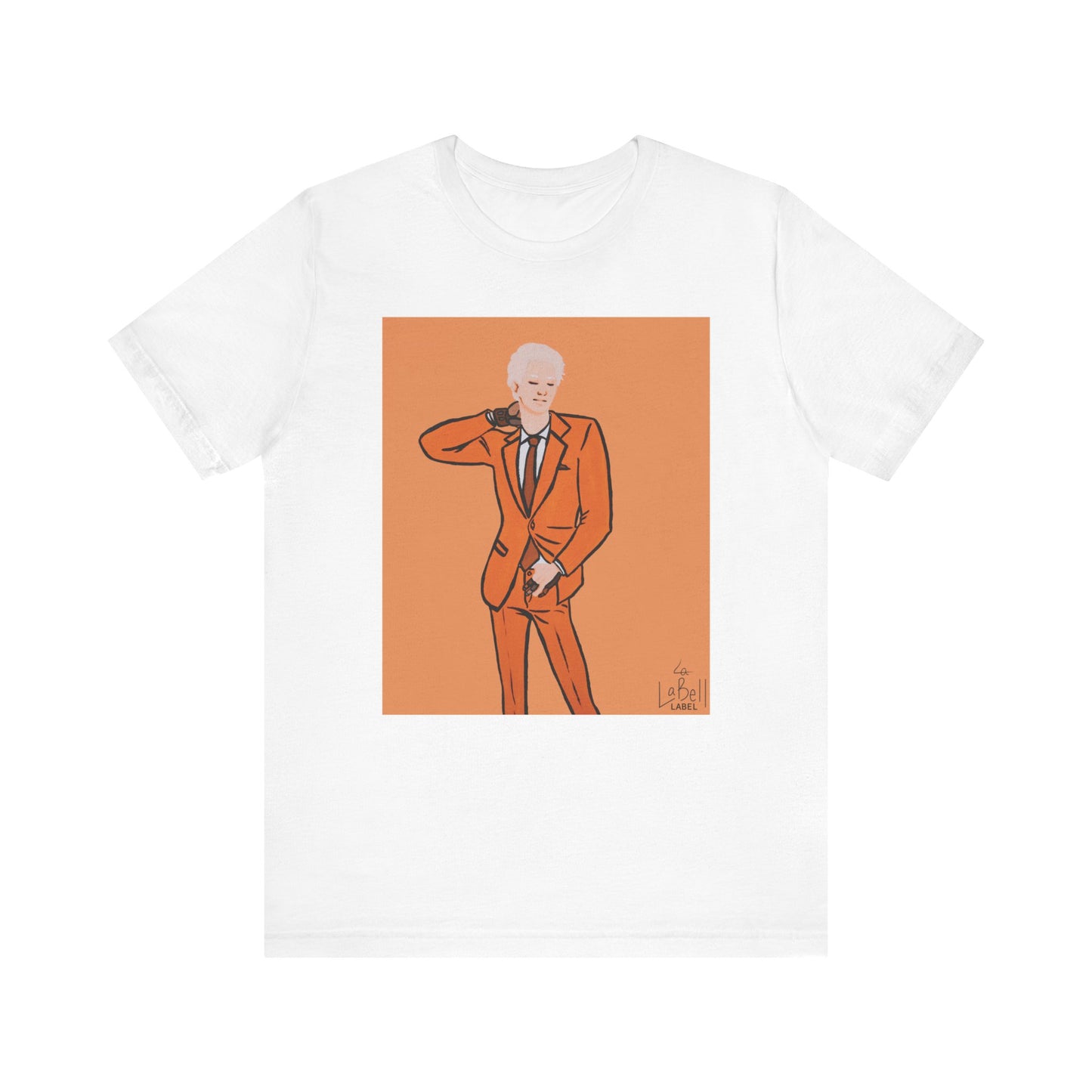 "The MODels" - C.P. Cadmium Orange Male MODel - Unisex Jersey Short Sleeve Tee