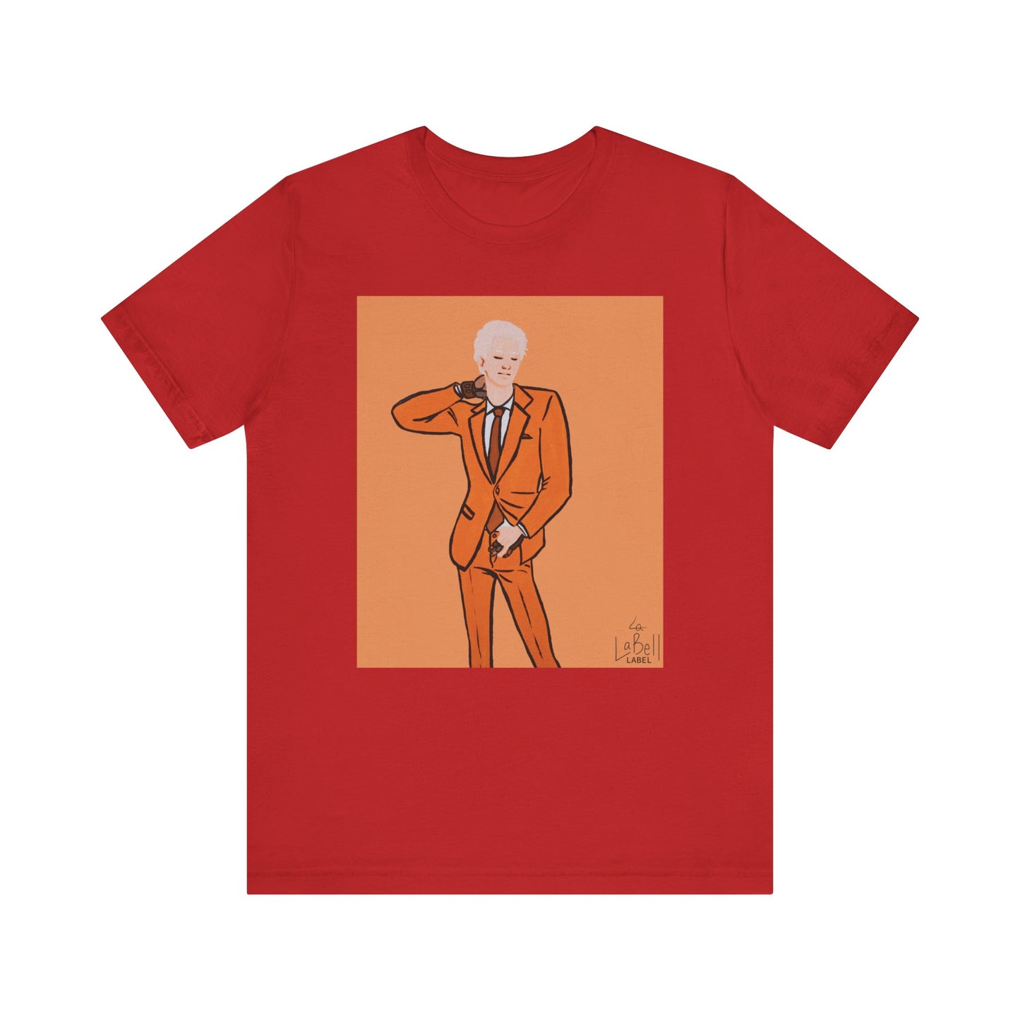 "The MODels" - C.P. Cadmium Orange Male MODel - Unisex Jersey Short Sleeve Tee