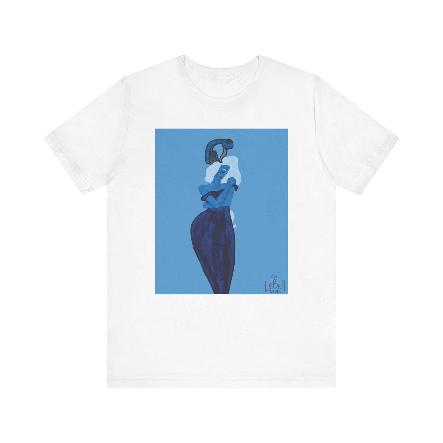 "The MODels" - Prussian Blue Female MODel - Unisex Jersey Short Sleeve Tee