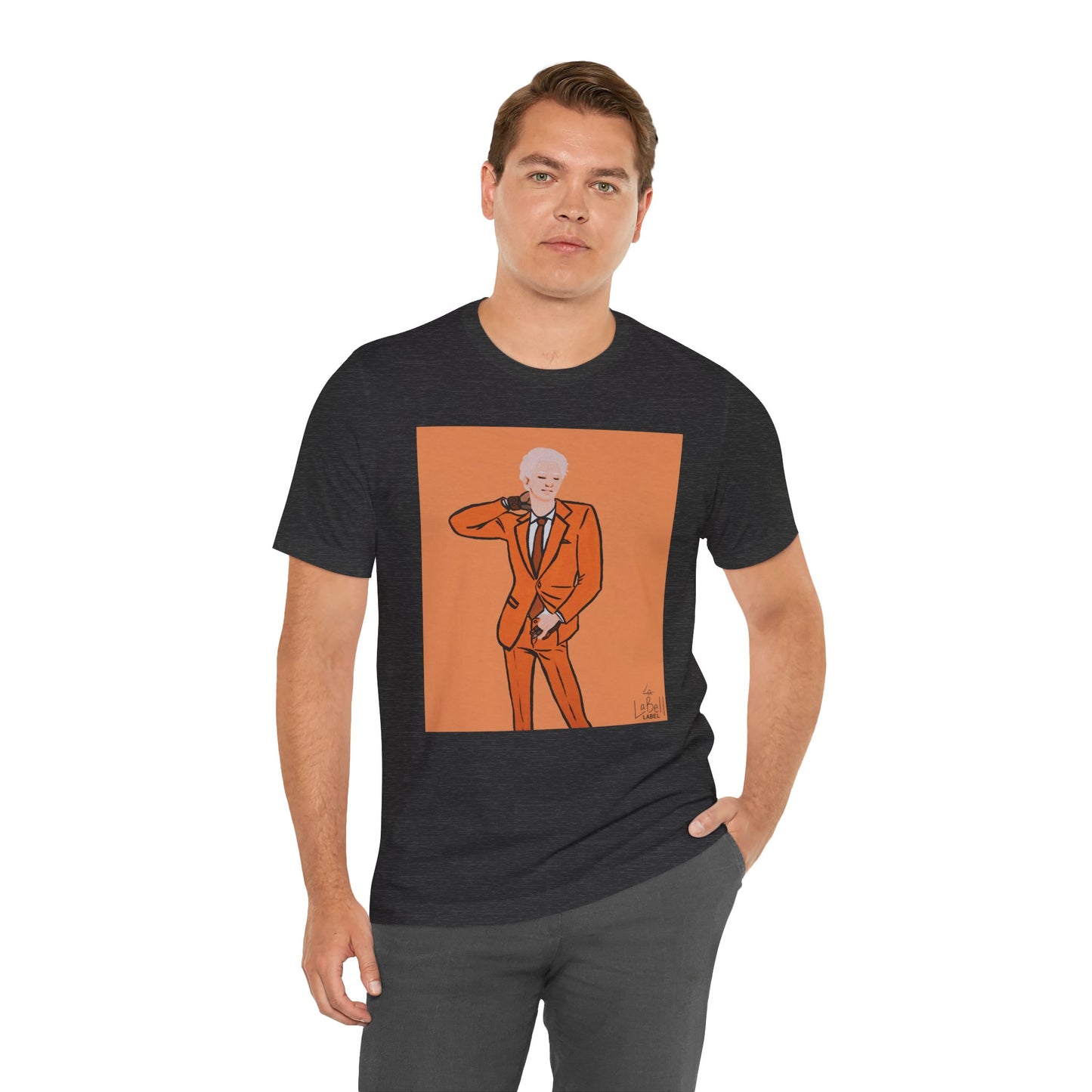 "The MODels" - C.P. Cadmium Orange Male MODel - Unisex Jersey Short Sleeve Tee