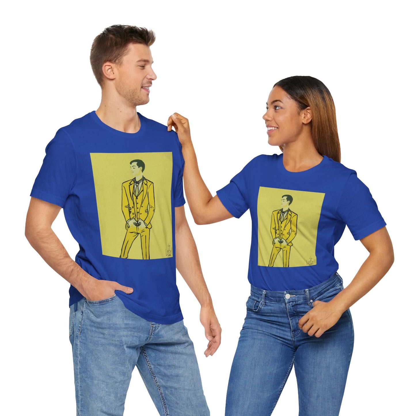 "The MODels" - C.P. Cadmium Yellow Male MODel - Unisex Jersey Short Sleeve Tee