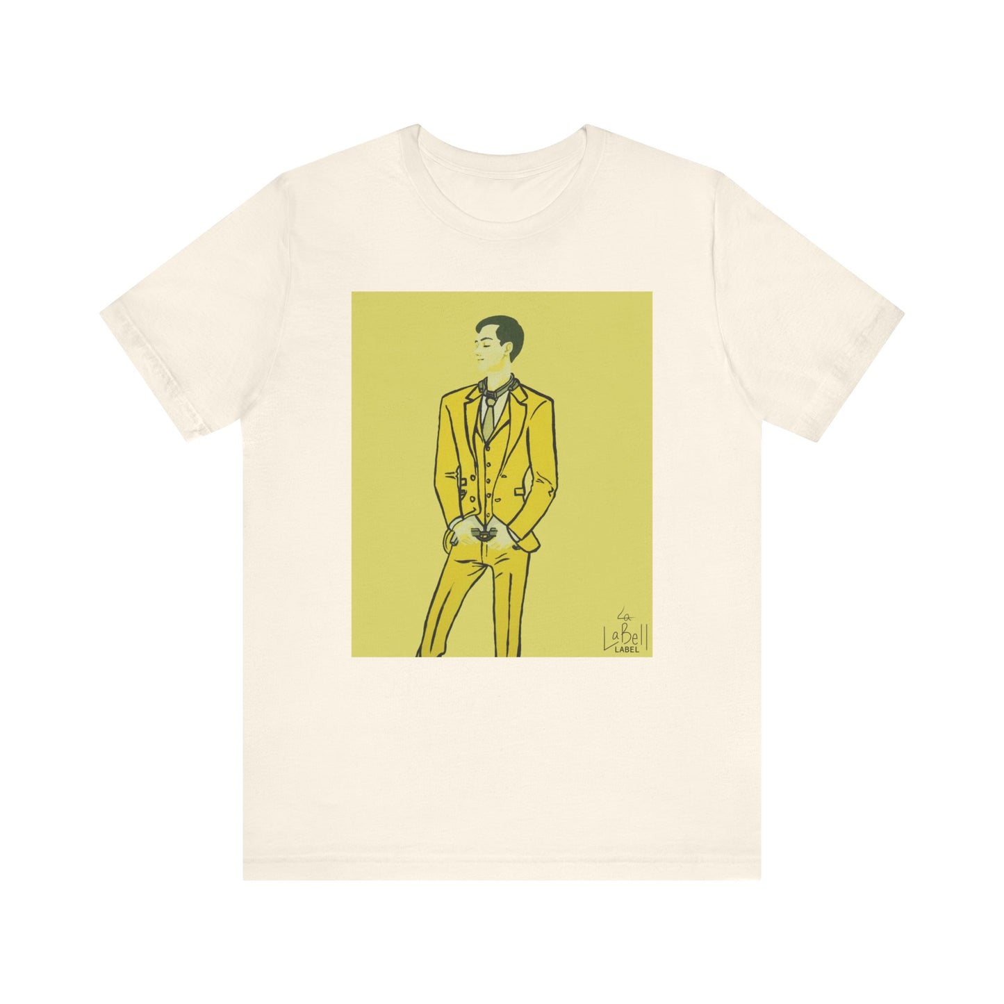 "The MODels" - C.P. Cadmium Yellow Male MODel - Unisex Jersey Short Sleeve Tee