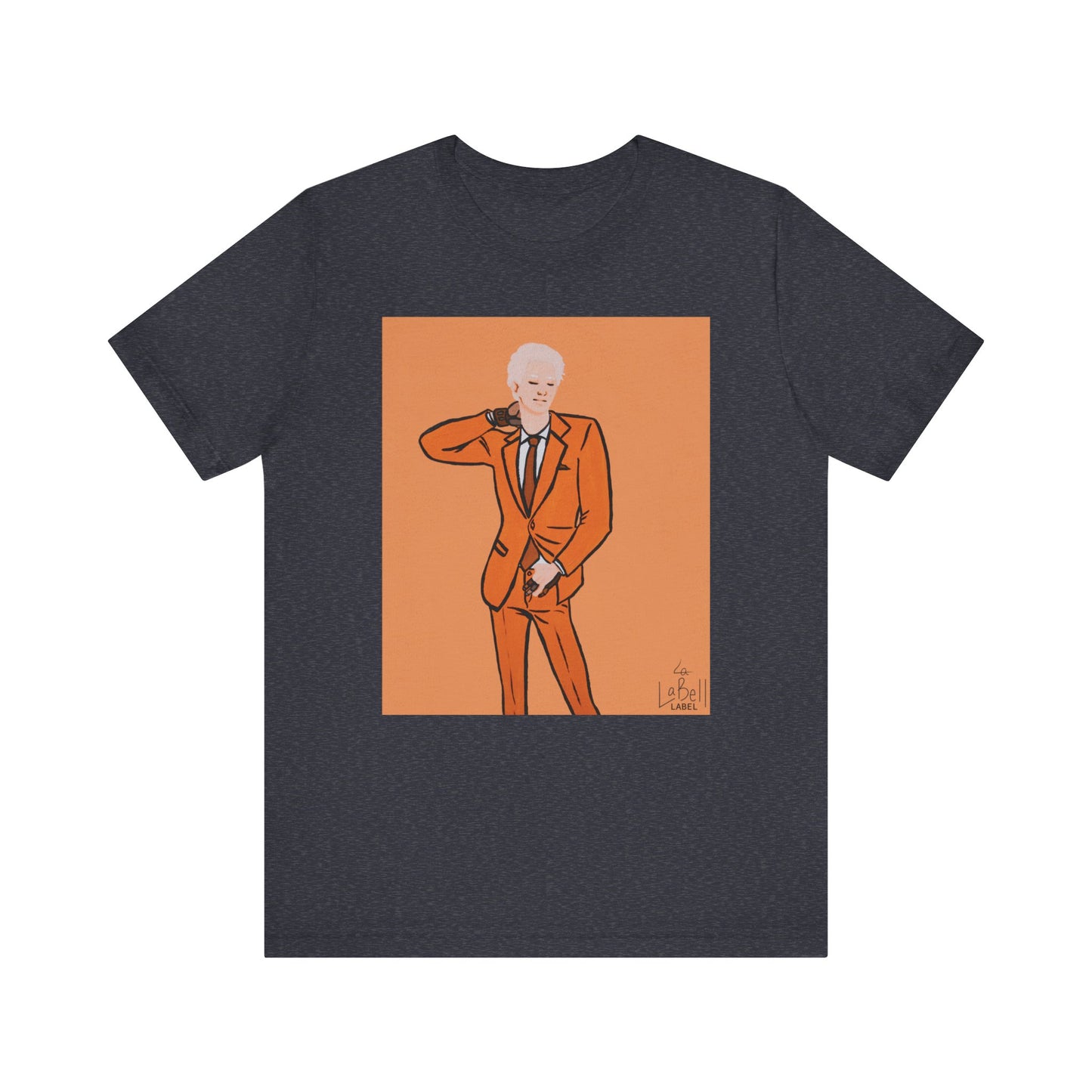 "The MODels" - C.P. Cadmium Orange Male MODel - Unisex Jersey Short Sleeve Tee