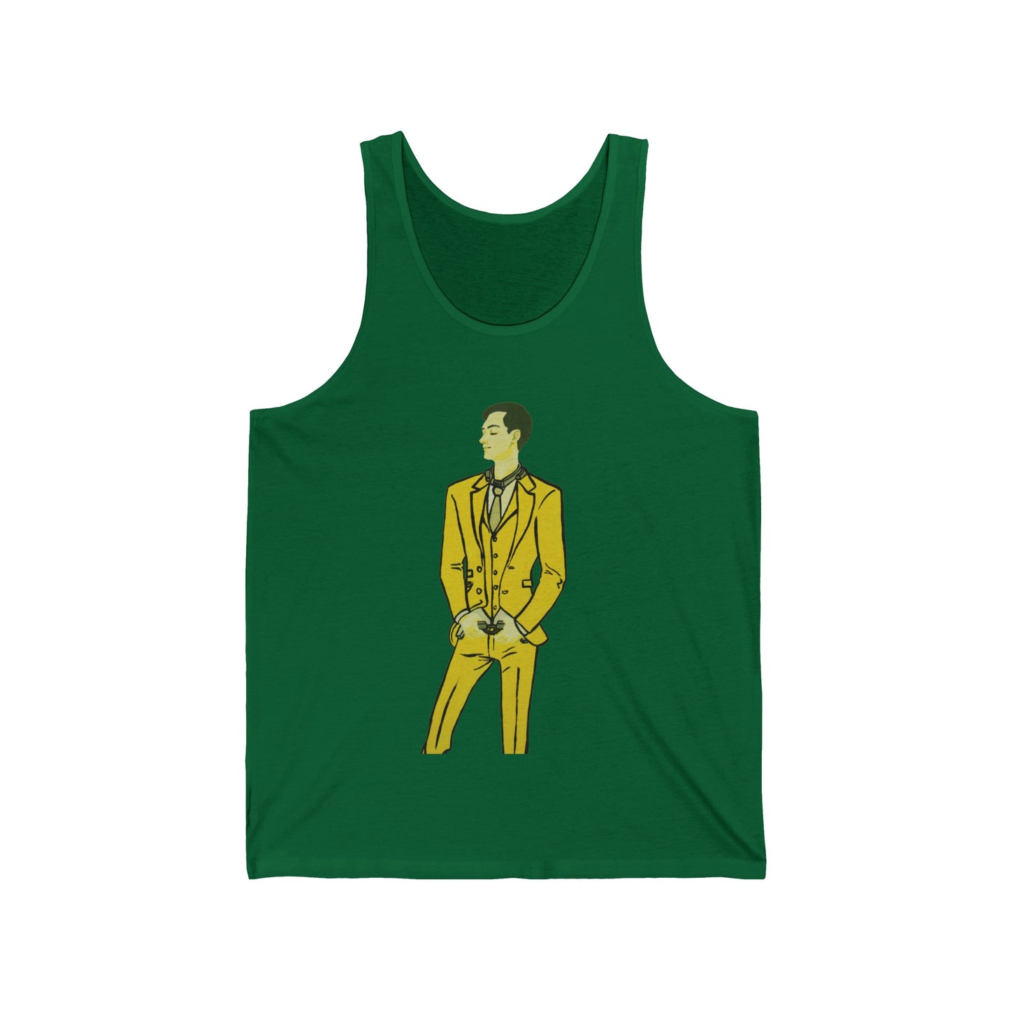 "The MODels" - C.P. Cadmium Yellow Male MODel - Standalone Figure - Unisex Jersey Tank