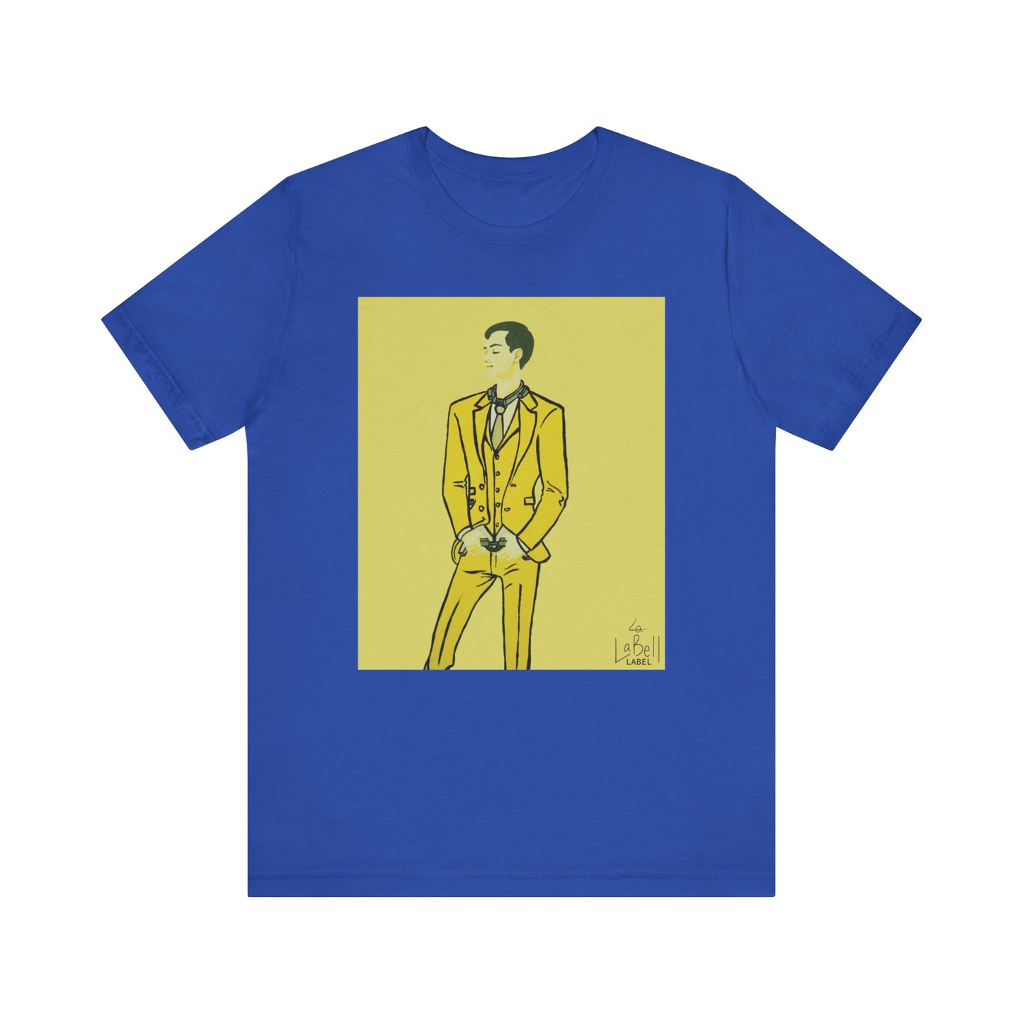 "The MODels" - C.P. Cadmium Yellow Male MODel - Unisex Jersey Short Sleeve Tee