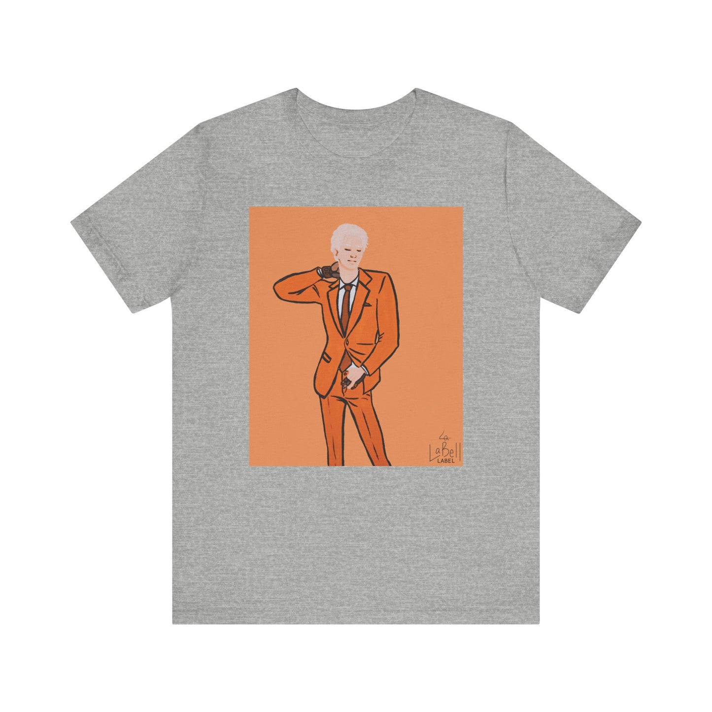 "The MODels" - C.P. Cadmium Orange Male MODel - Unisex Jersey Short Sleeve Tee