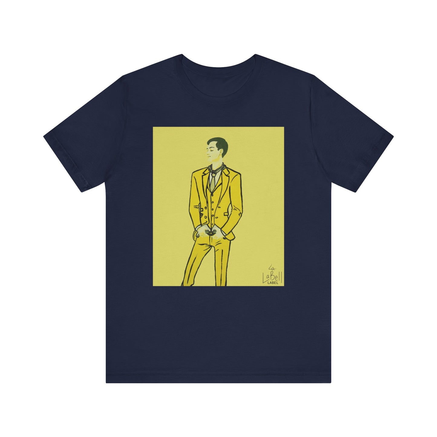 "The MODels" - C.P. Cadmium Yellow Male MODel - Unisex Jersey Short Sleeve Tee