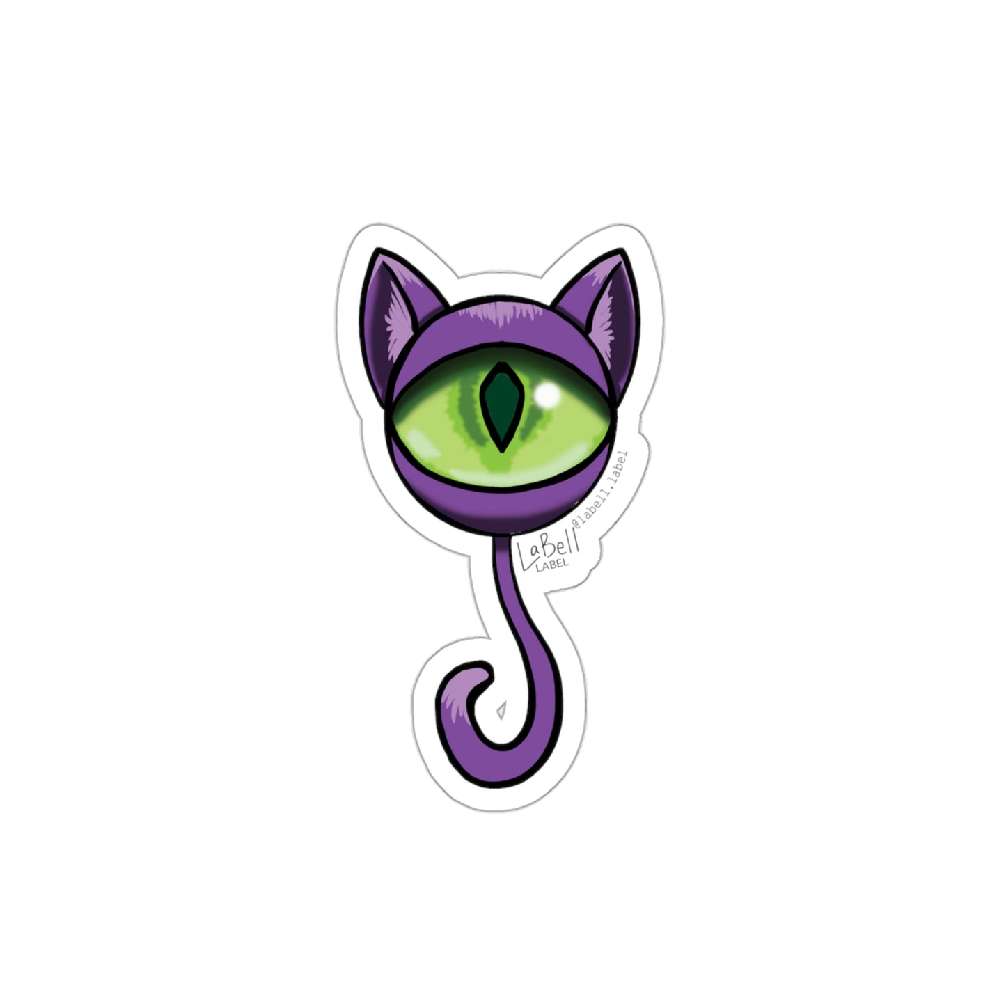 "Cat-Eye" - Die-Cut Sticker