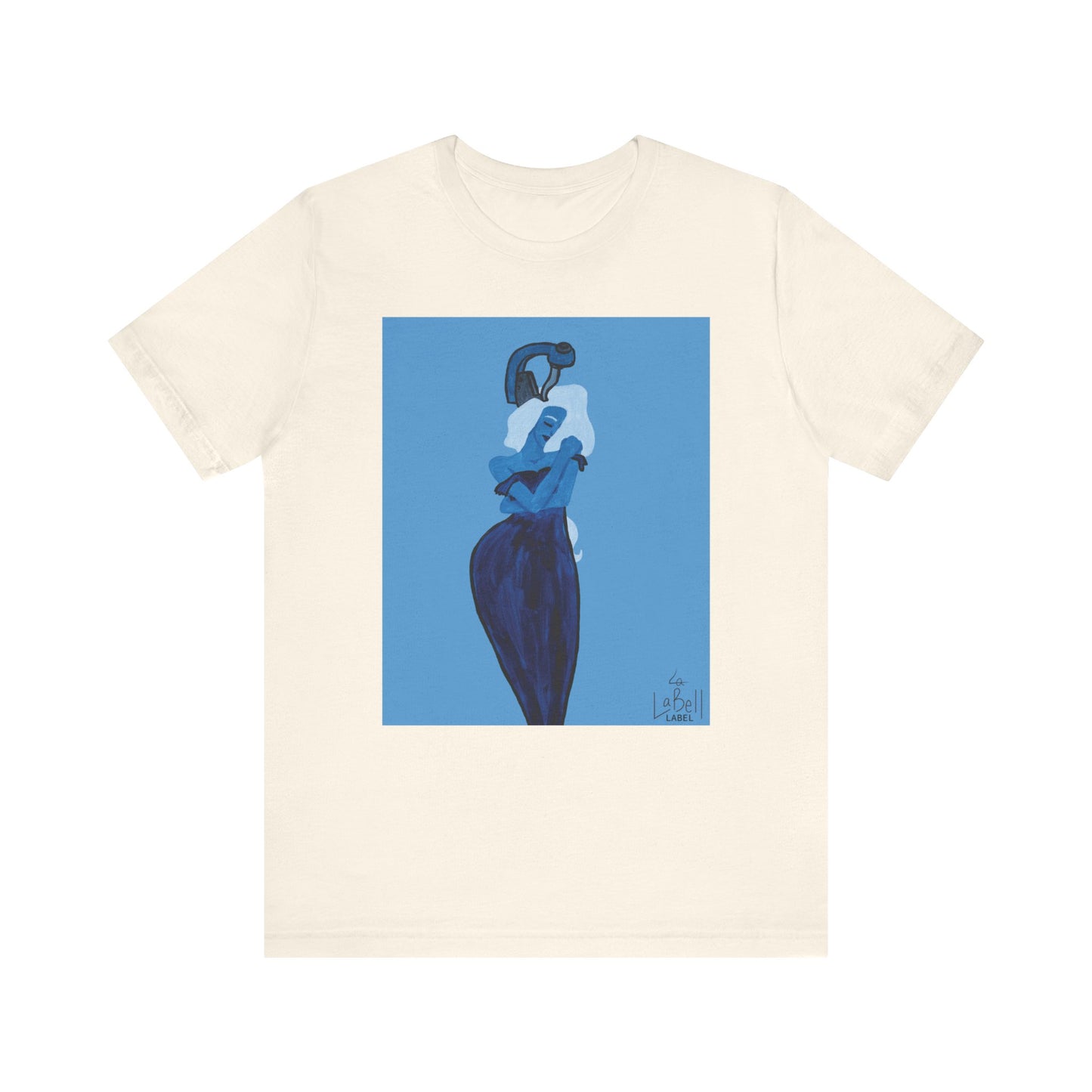 "The MODels" - Prussian Blue Female MODel - Unisex Jersey Short Sleeve Tee