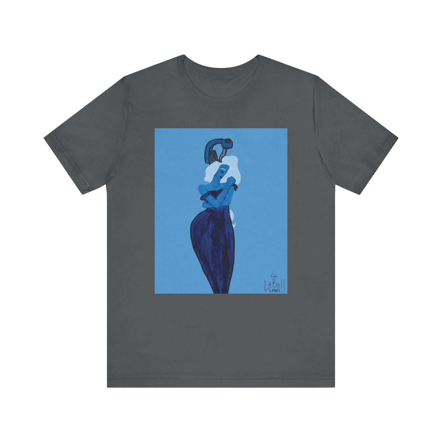 "The MODels" - Prussian Blue Female MODel - Unisex Jersey Short Sleeve Tee