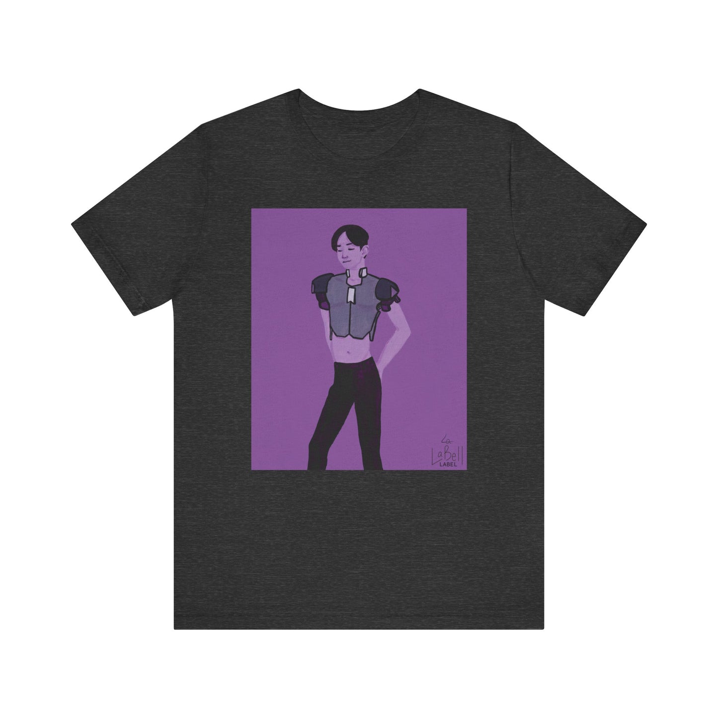 "The MODels" - Permanent Violet Dark Male MODel - Unisex Jersey Short Sleeve Tee