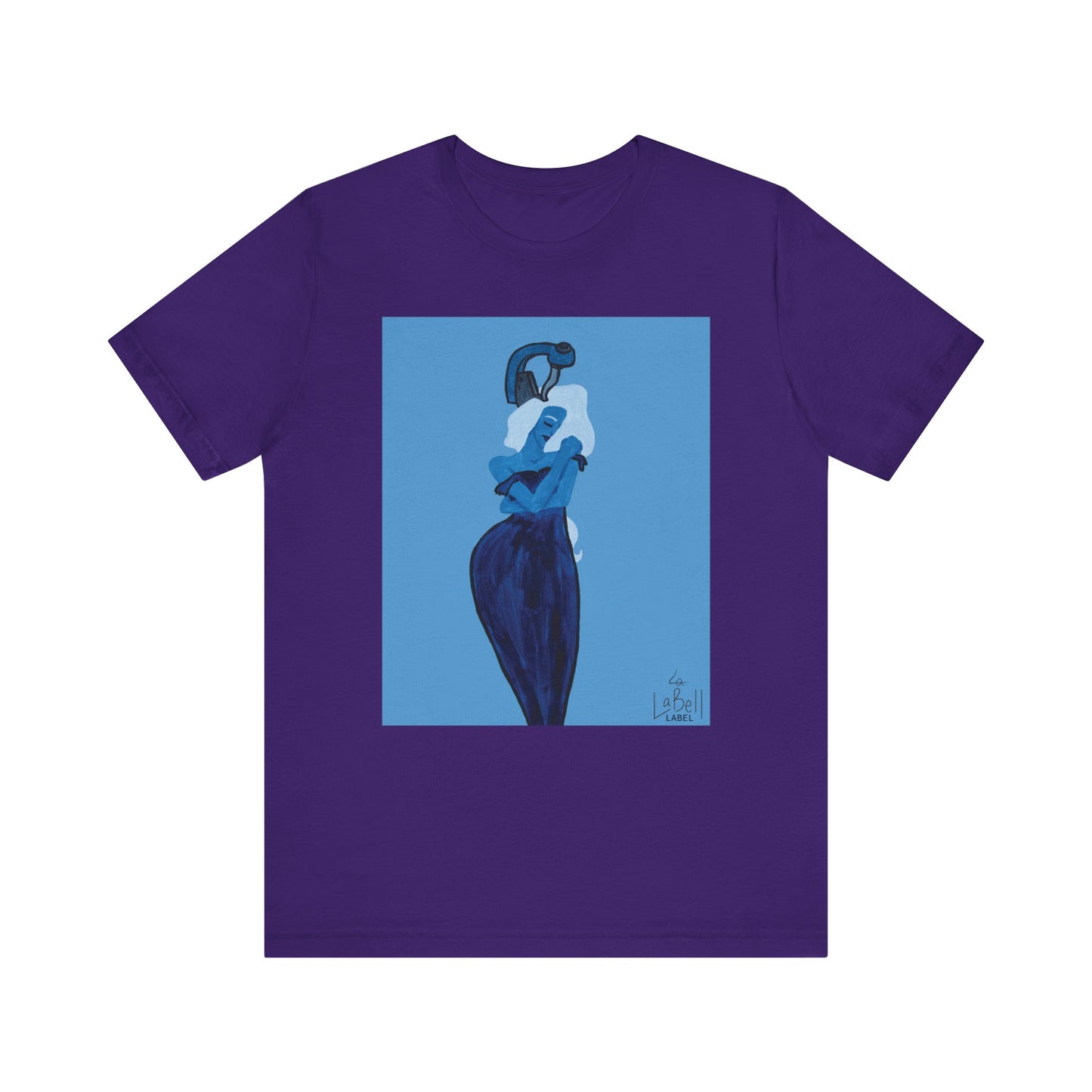 "The MODels" - Prussian Blue Female MODel - Unisex Jersey Short Sleeve Tee