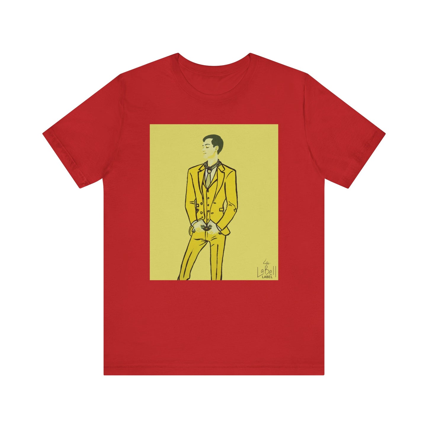 "The MODels" - C.P. Cadmium Yellow Male MODel - Unisex Jersey Short Sleeve Tee