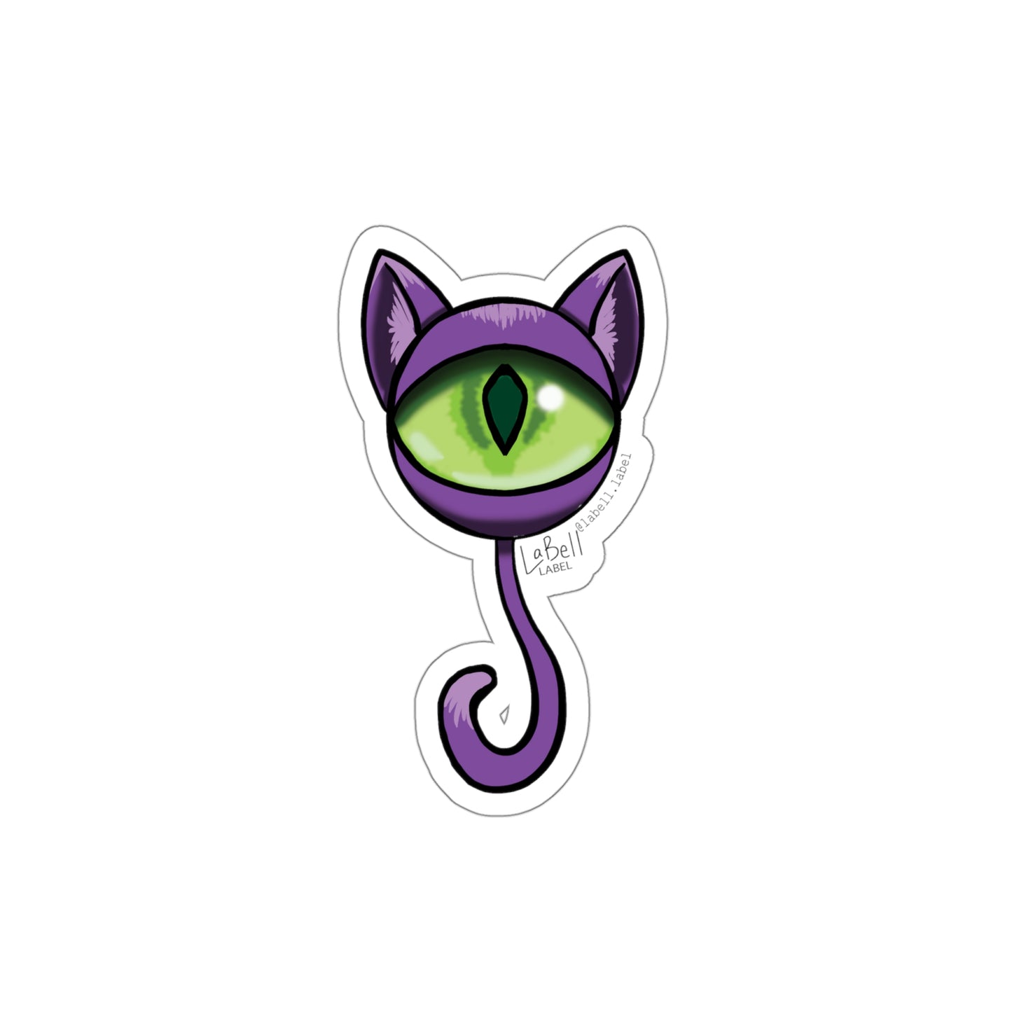 "Cat-Eye" - Die-Cut Sticker