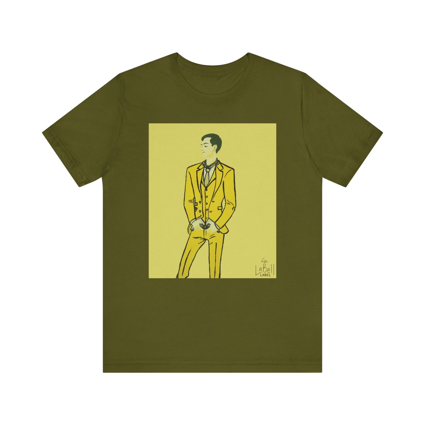 "The MODels" - C.P. Cadmium Yellow Male MODel - Unisex Jersey Short Sleeve Tee