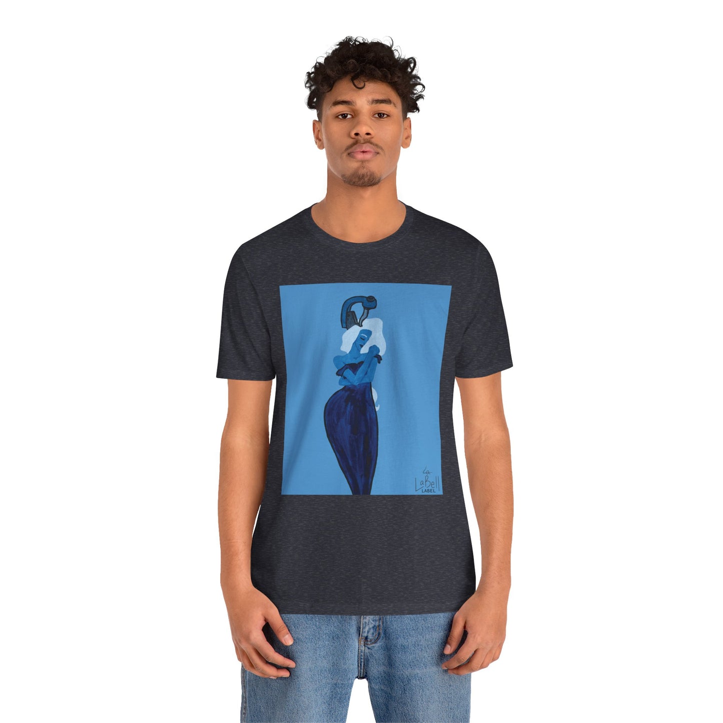 "The MODels" - Prussian Blue Female MODel - Unisex Jersey Short Sleeve Tee